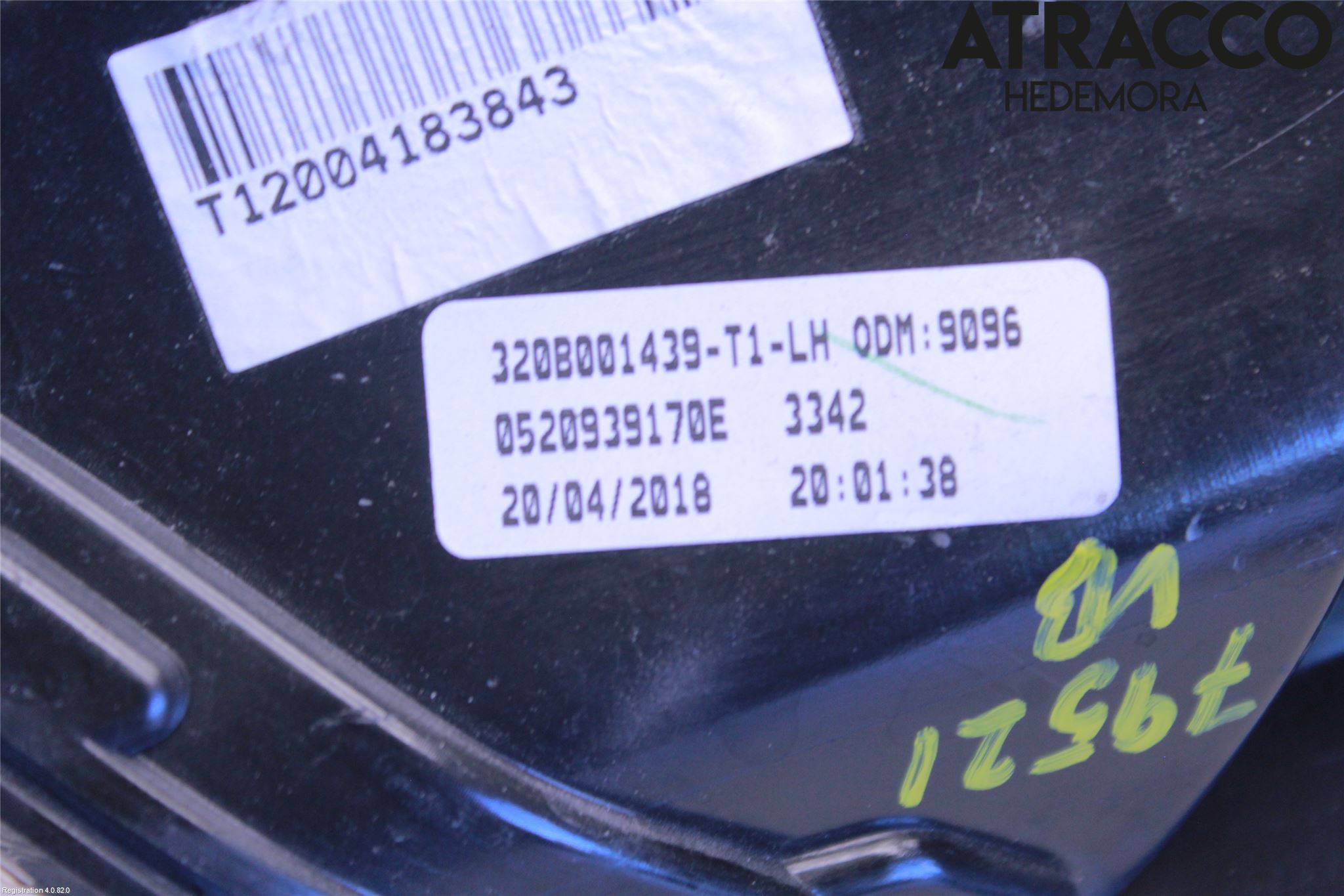 Fiat TIPO/CROSS 16- Baklykt Venstre