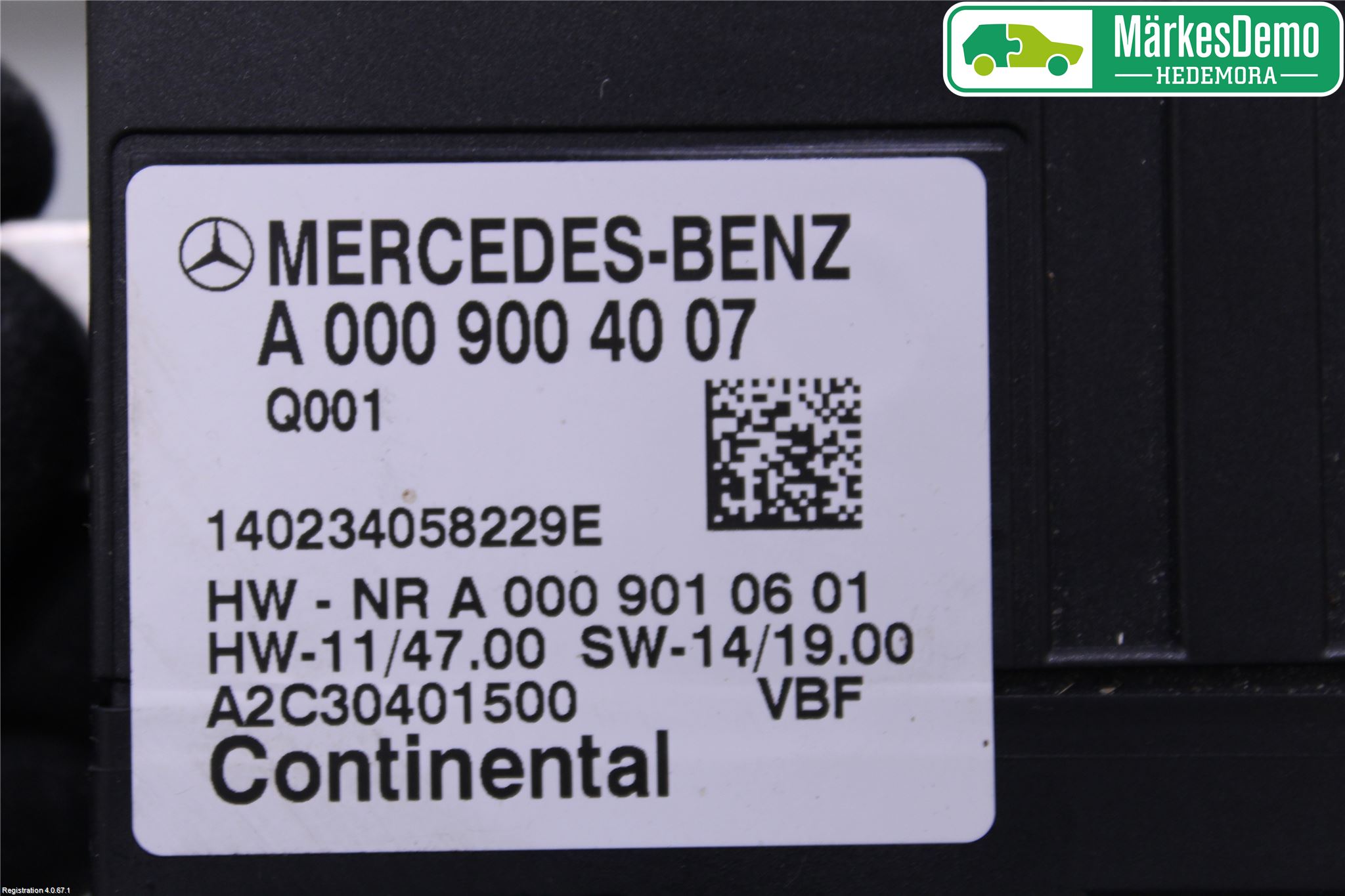 Mercedes-Benz MB C-KLASS (W205) 14-21 Styreenhet Drivstoffpumpe