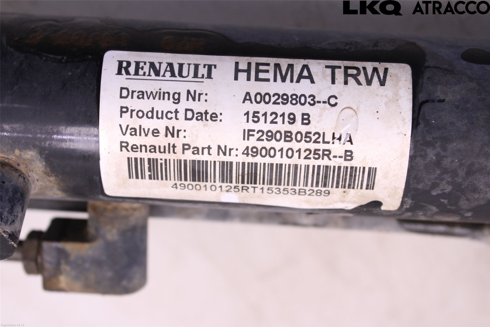 Dacia DUSTER 10-17 Servo Snekke - Tannstang
