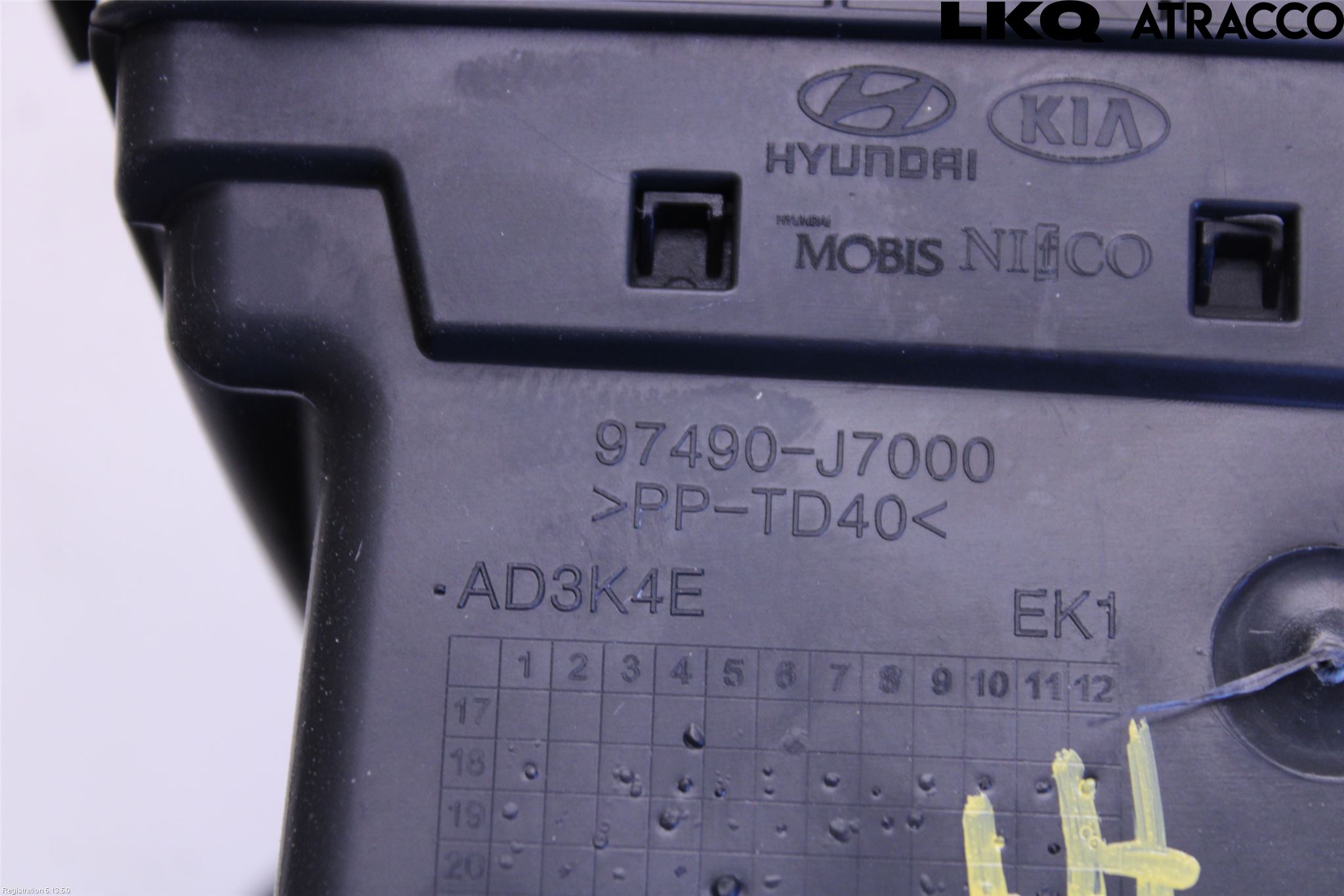 Kia CEED/CEED SW 19- Dashbord Kanal - Dyse