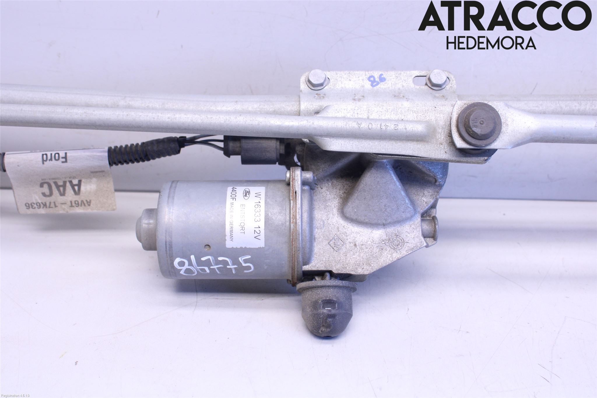 Ford GRAND C-MAX  11-14 Viskermotor Frontrute