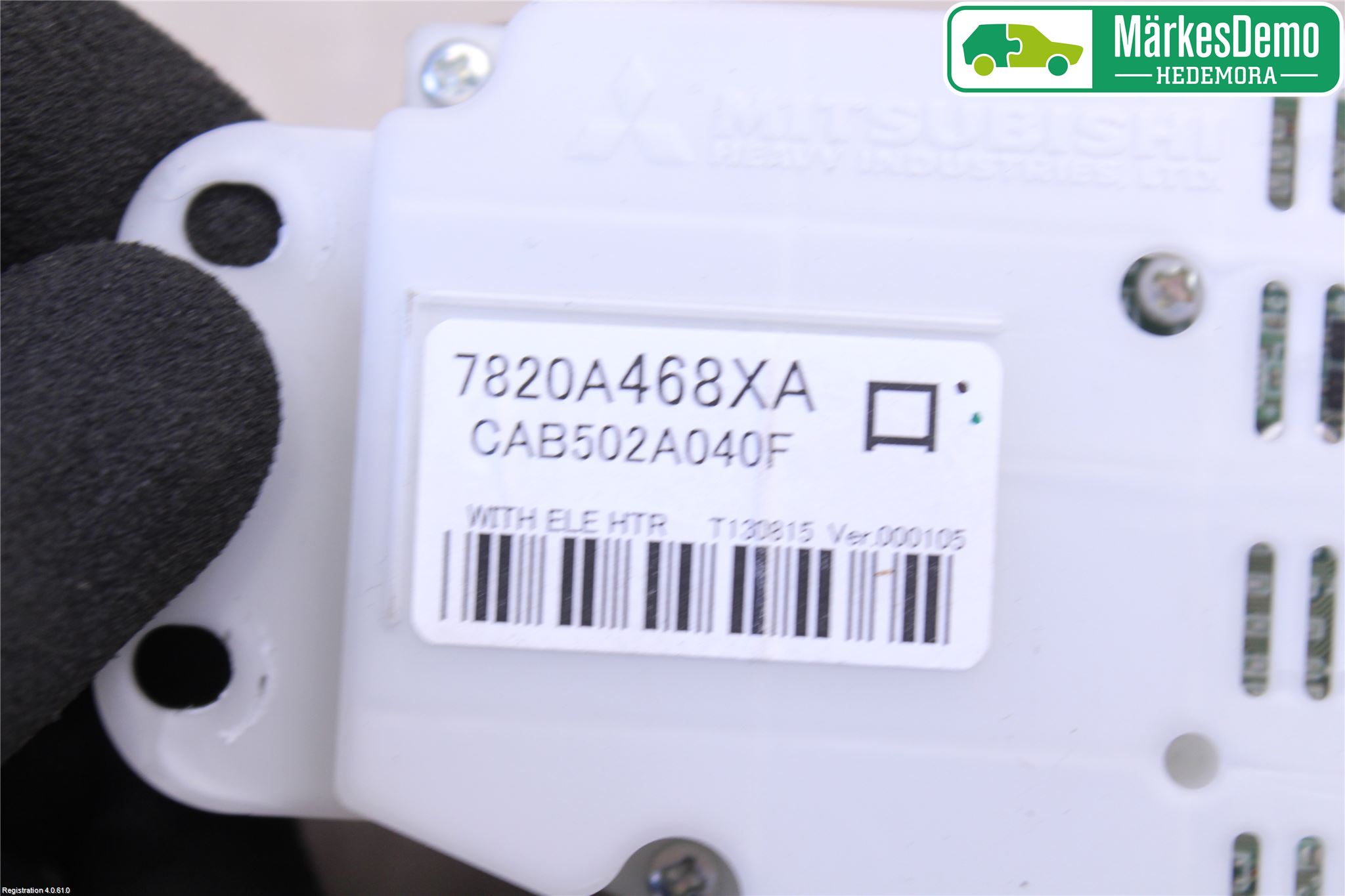 Mitsubishi OUTLANDER 13-21 Varme Ac Betjening-Display