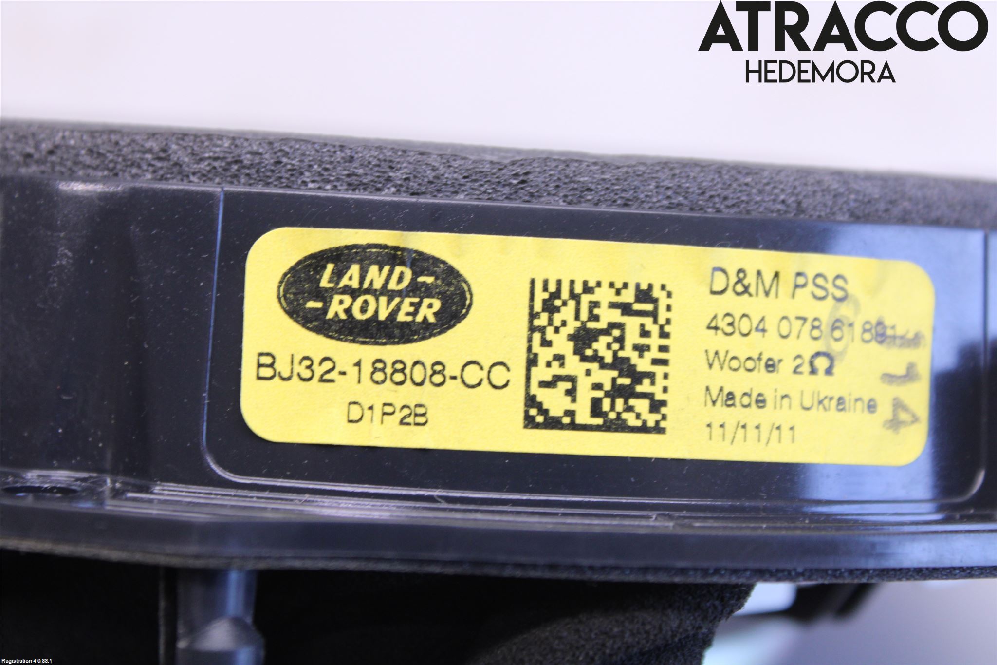 Landrover LAND ROVER RANGE ROVER EVOQUE (L538) 11-18 Innr Høyttaler