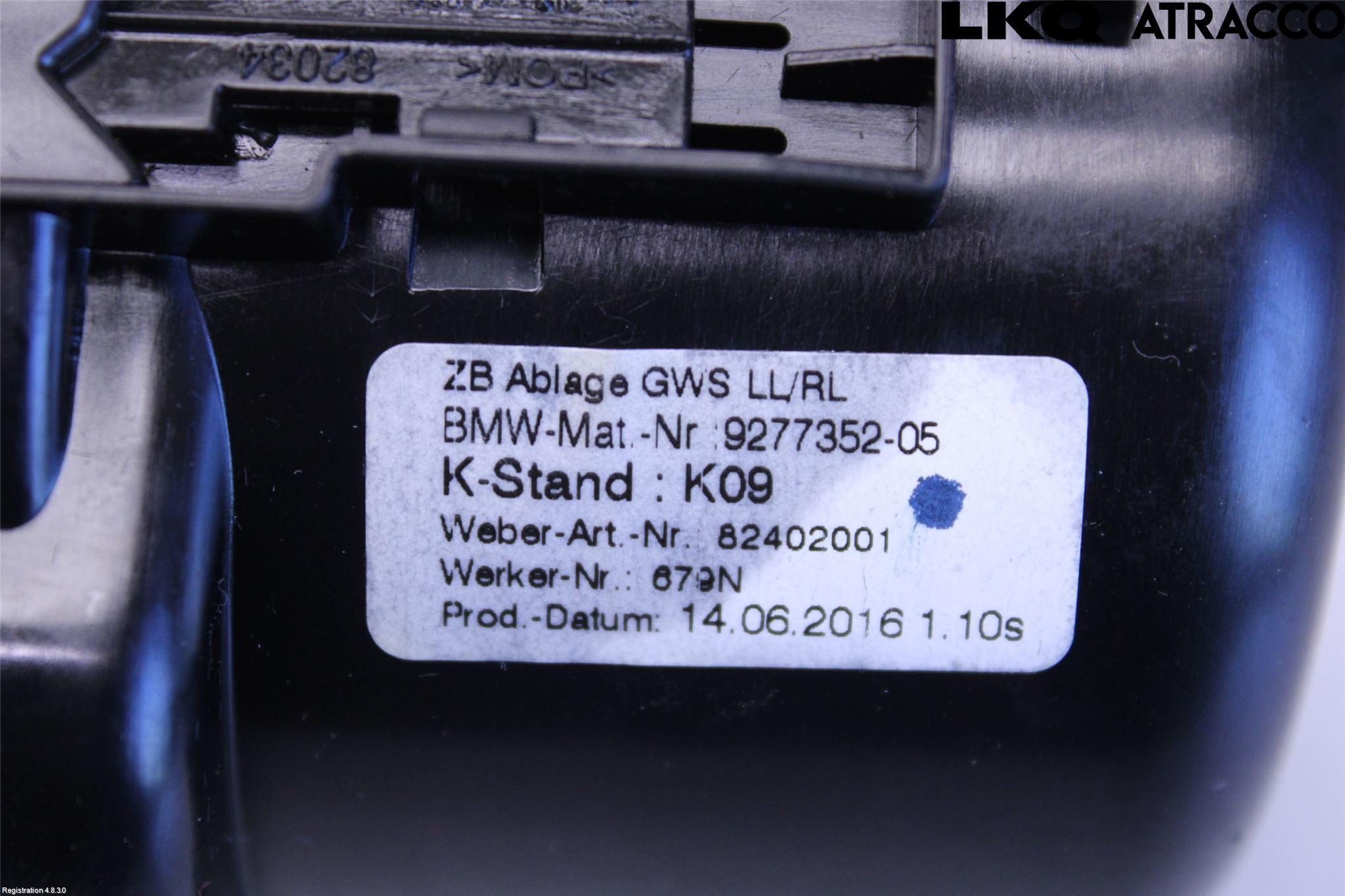 BMW 5 F10/F11/F18 09-17 Innr Oppbevaringsrom