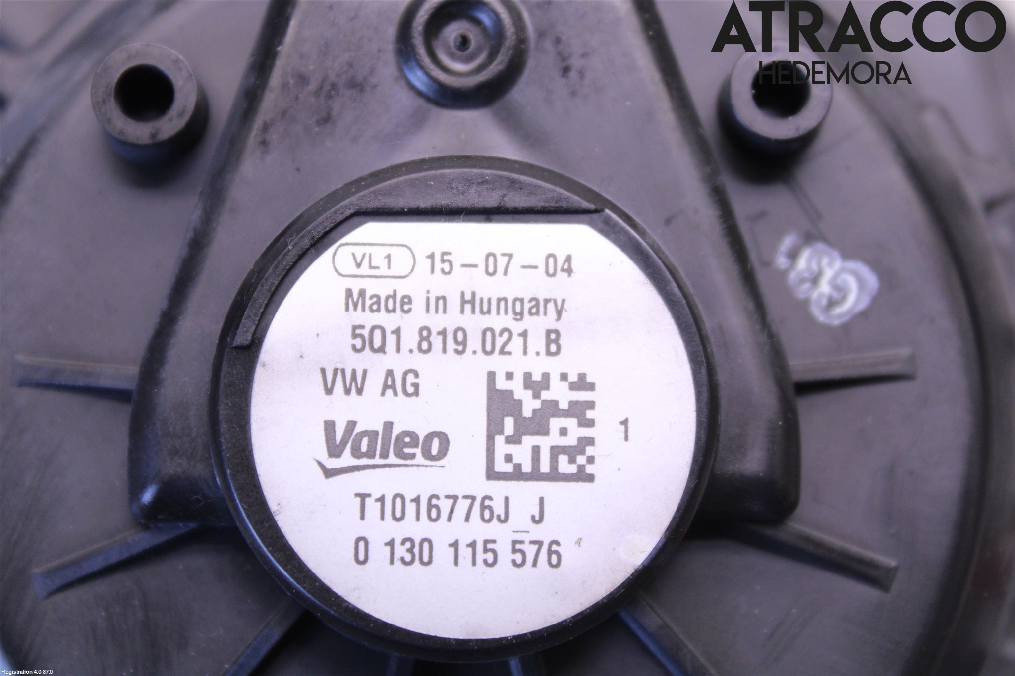 Audi A3/S3 8V 13-20 Varme Ac Varmeapparatvifte