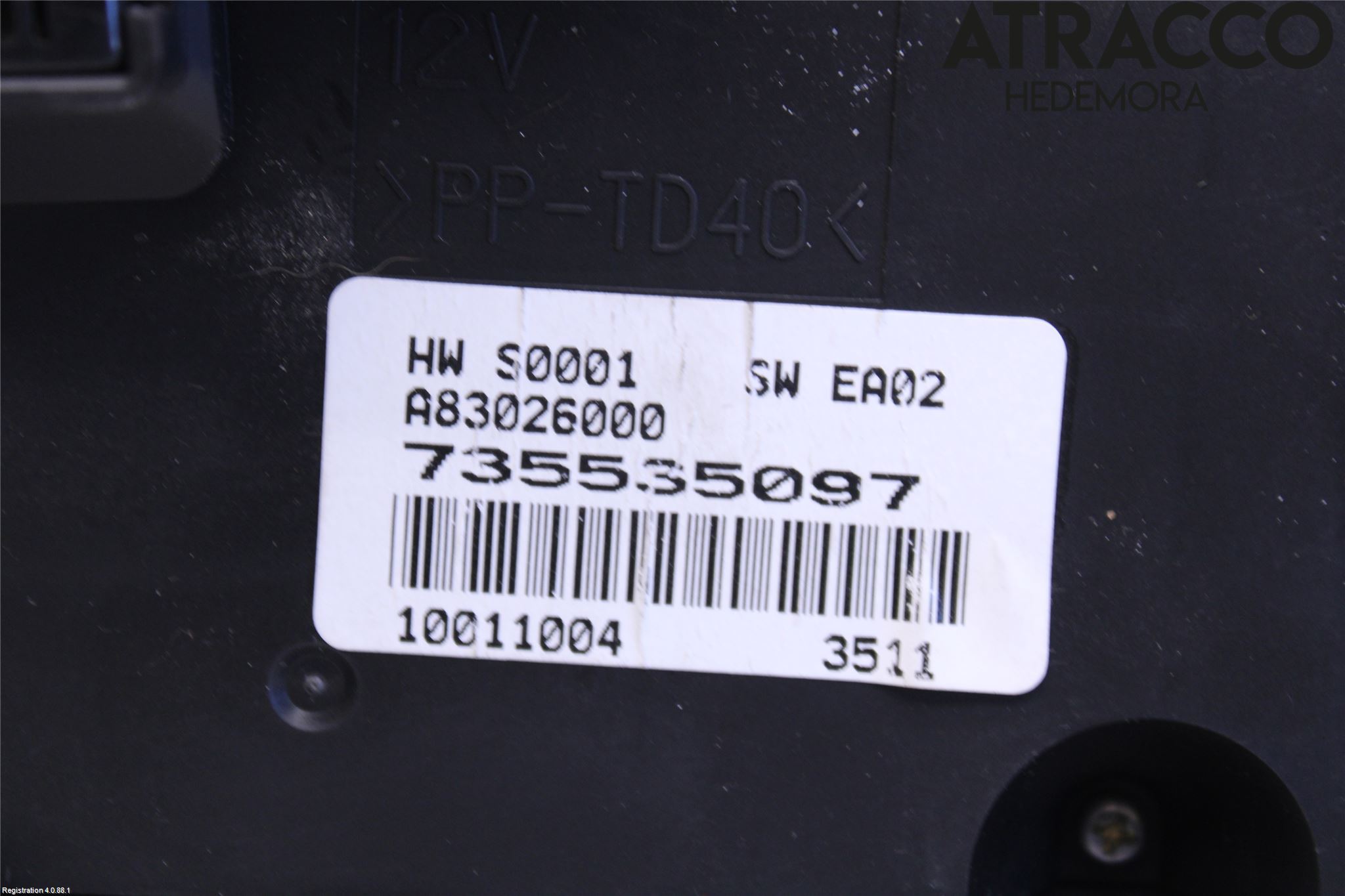 Fiat DUCATO 07-15 Varme Ac Betjening-Display