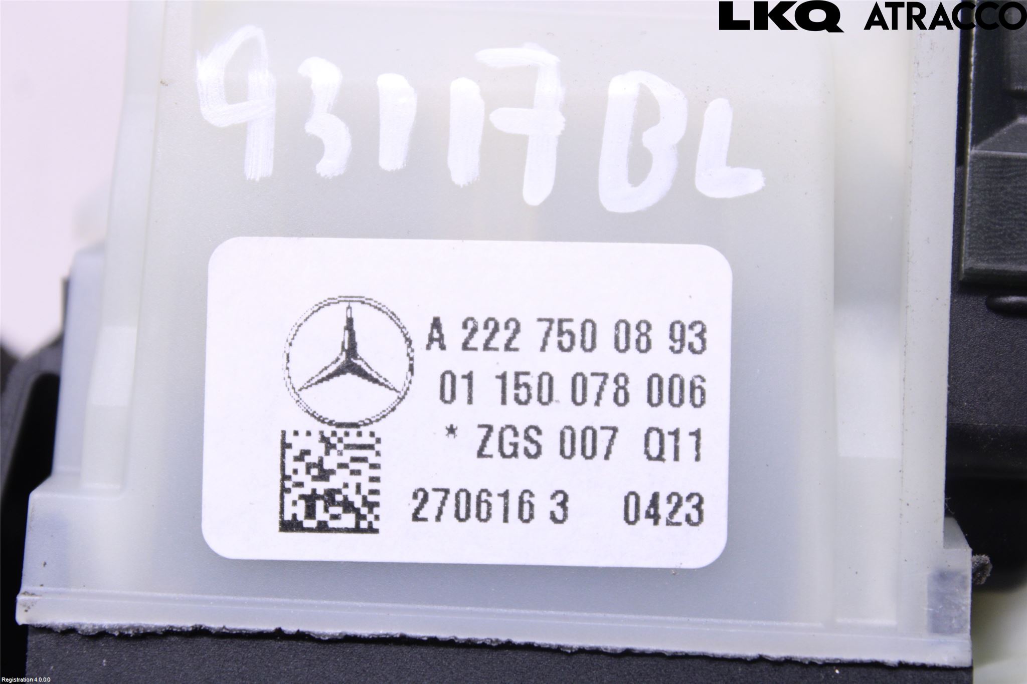 Mercedes-Benz MB CLA-KLASS (C117/X117) 13-19 Bakluke Handtak Ytre