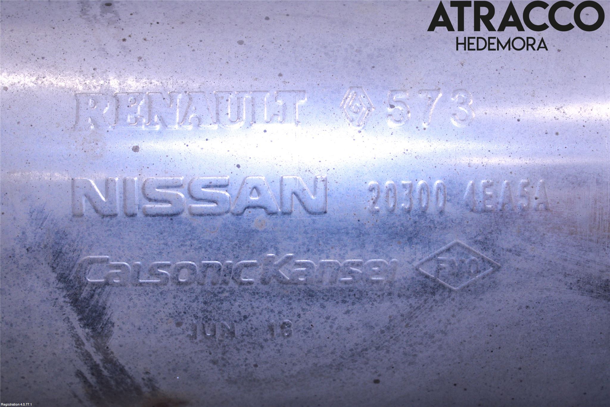 Nissan QASHQAI 17-21 Eksos Midtre Potte