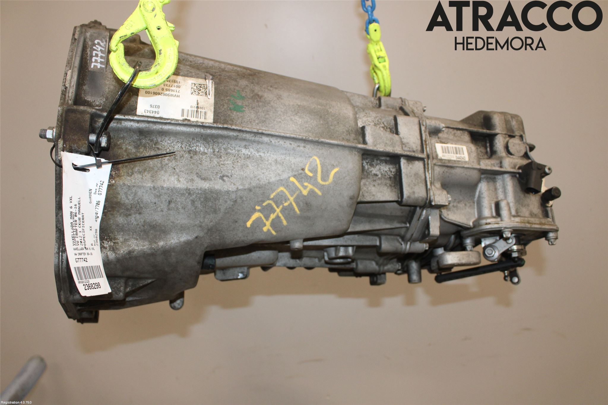 Volkswagen VW CRAFTER 06-16 Gearkasse 6 Trinn