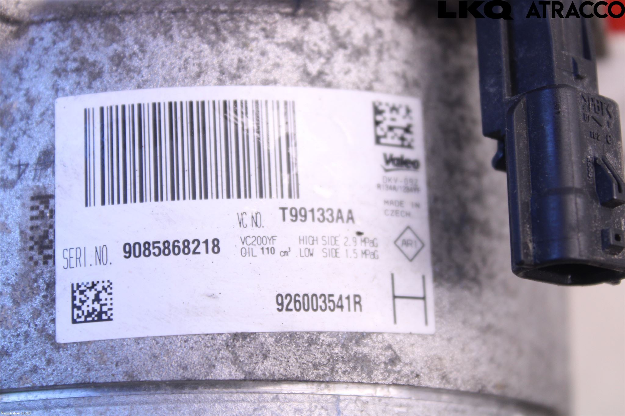 Dacia DUSTER 18-24 Varme Ac Kompressor