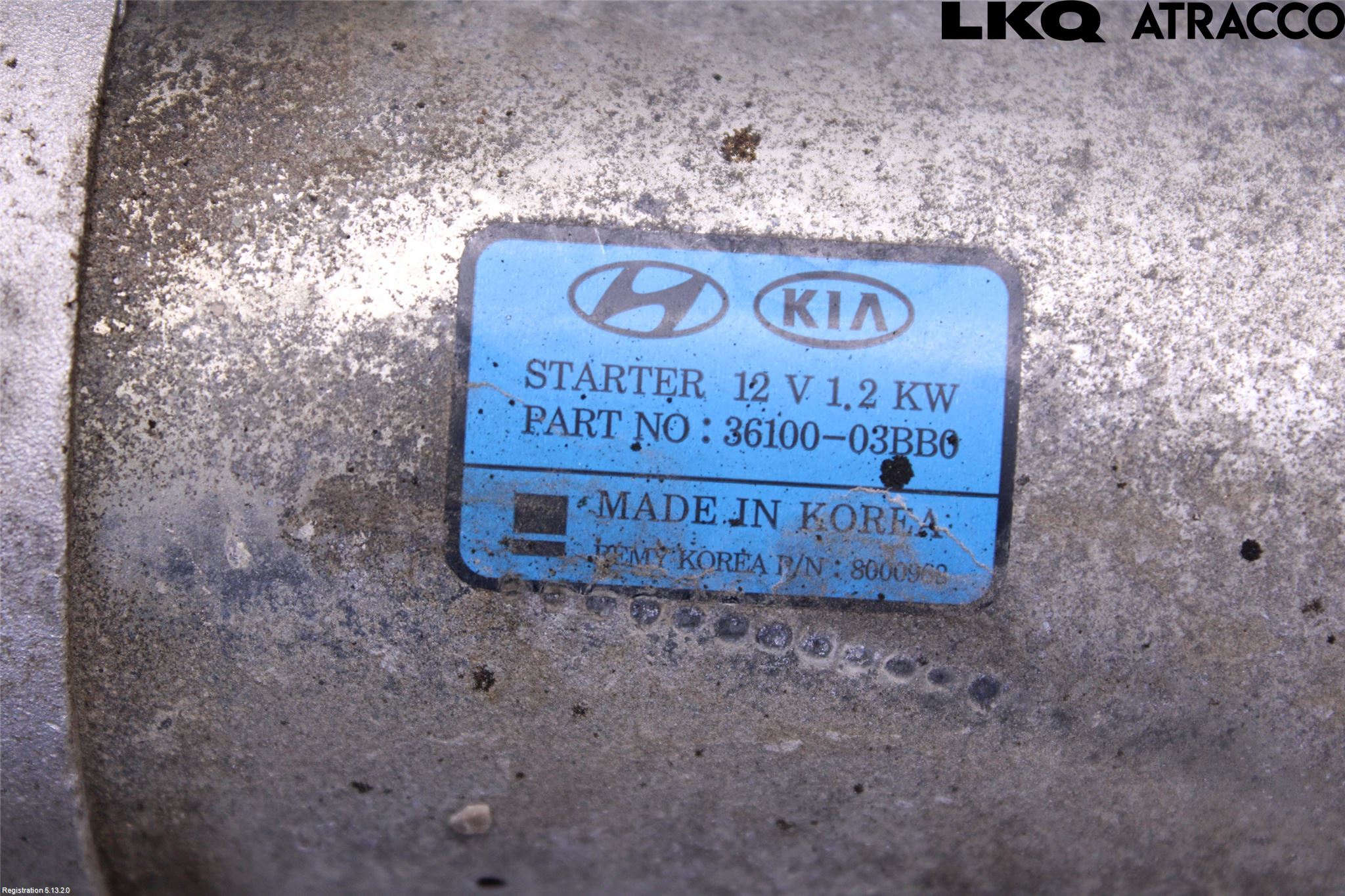 Kia RIO 17- Startmotor