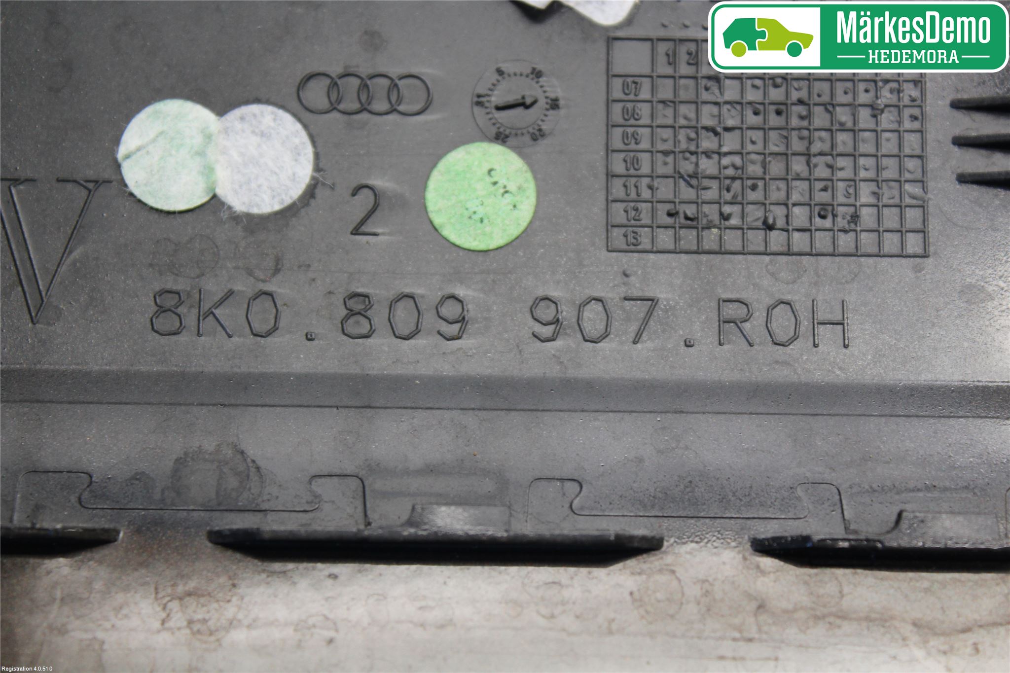 Audi A4 ALLROAD 09-16 Drivstoff Tankluke