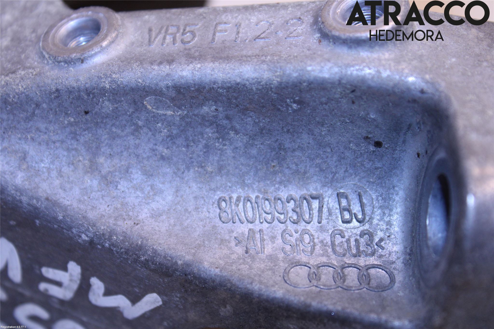 Audi A4 12-15 Motor Feste Stål-Alu