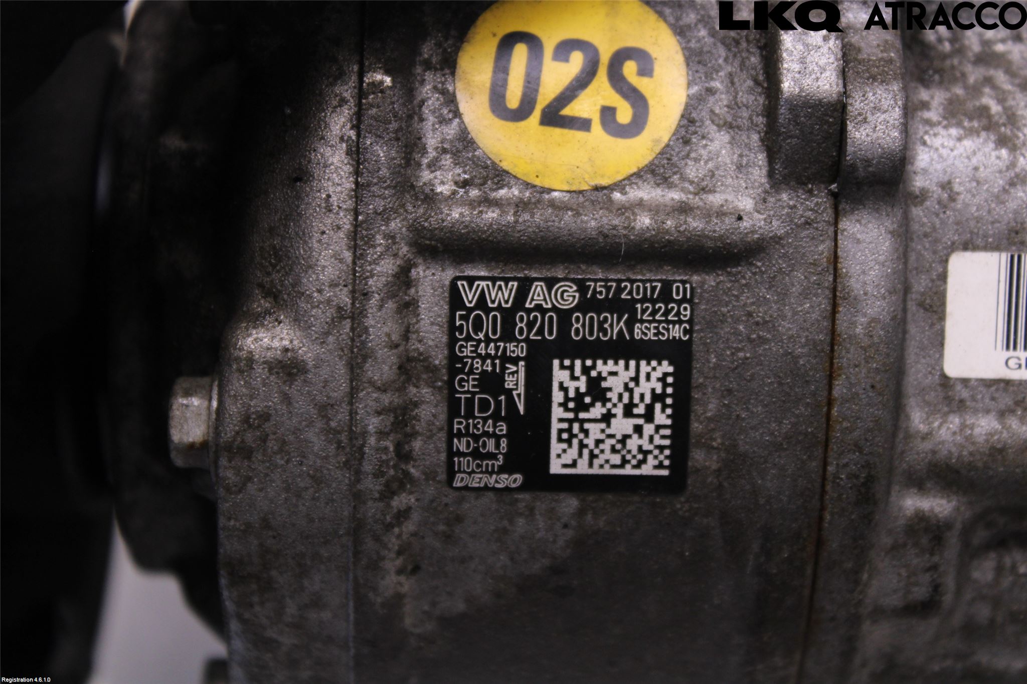 Volkswagen VW CADDY 16-20 Varme Ac Kompressor