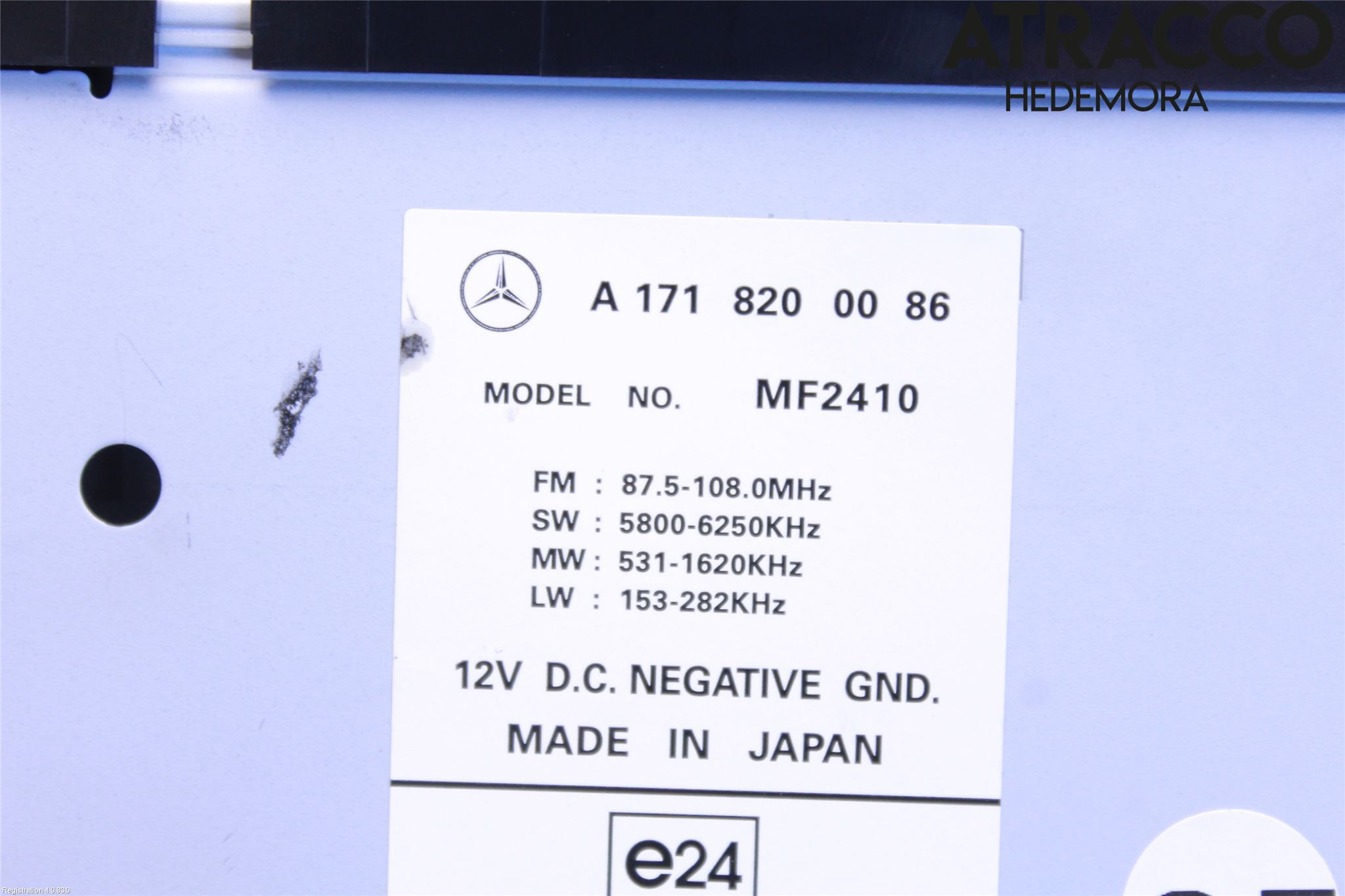 Mercedes-Benz MB SLK 200-350 (R171) 05-11 Stereo Radio Med Cd