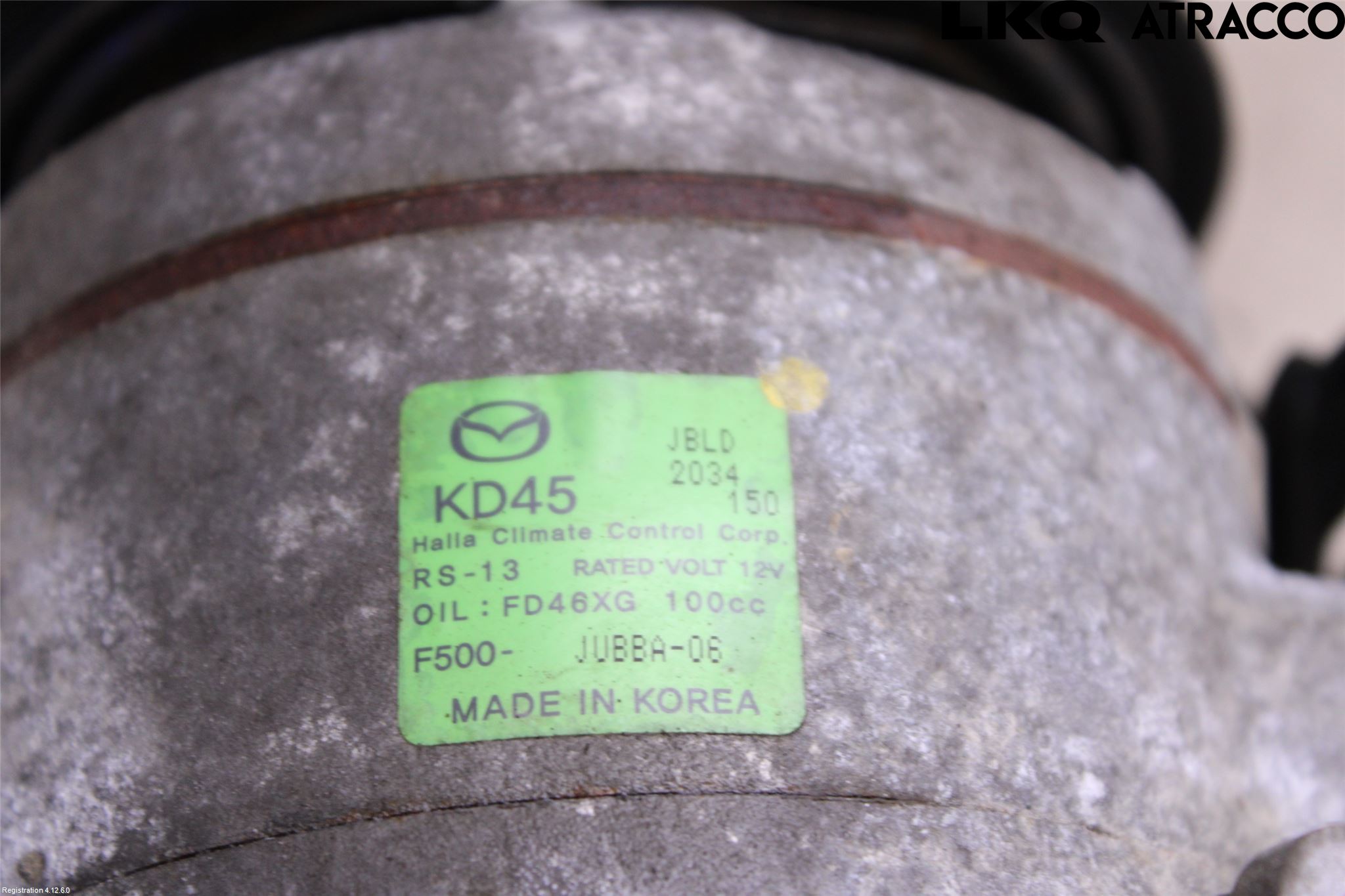 Mazda CX-5 12-17 Varme Ac Kompressor