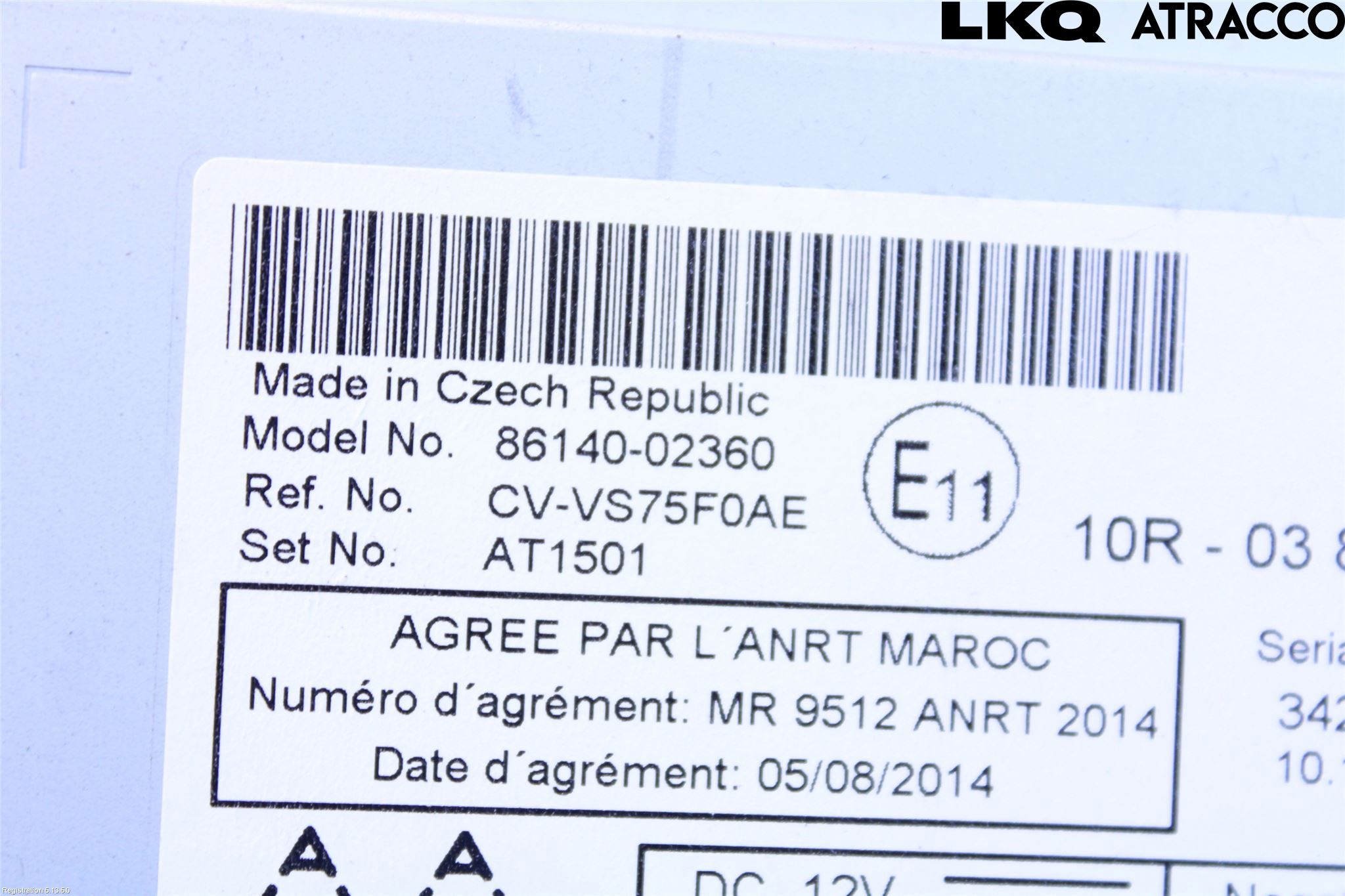 Toyota AURIS 13-19 Stereo Radio Med Cd