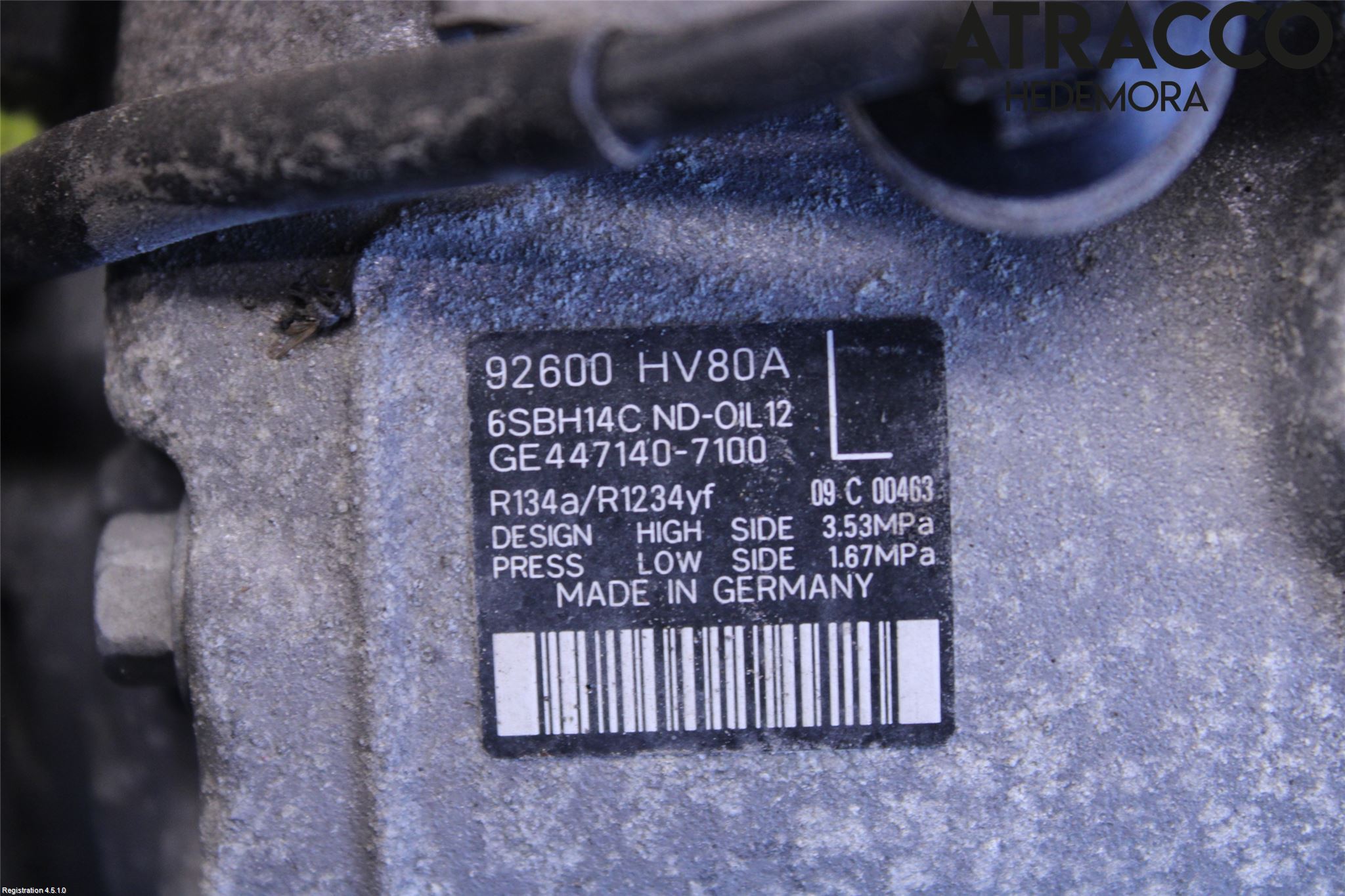 Nissan QASHQAI 17-21 Varme Ac Kompressor