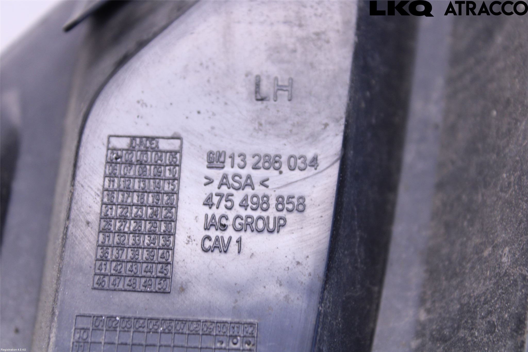 Opel CORSA D 07-14 Frontlykt Kurve-Tåkelys Ramme