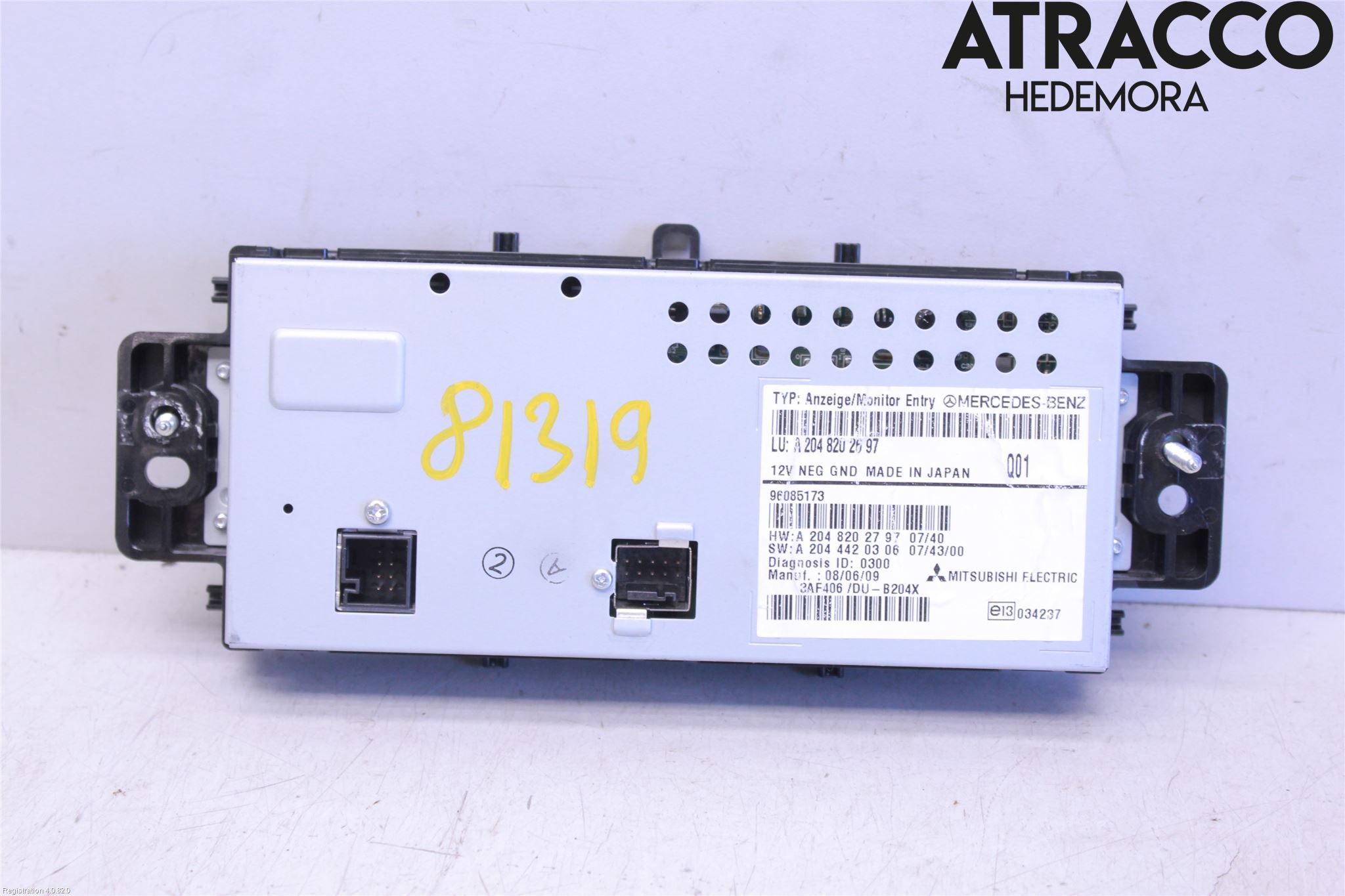 Mercedes-Benz MB GLK-KLASS (X204) 08-16 Stereo Radio Med Cd