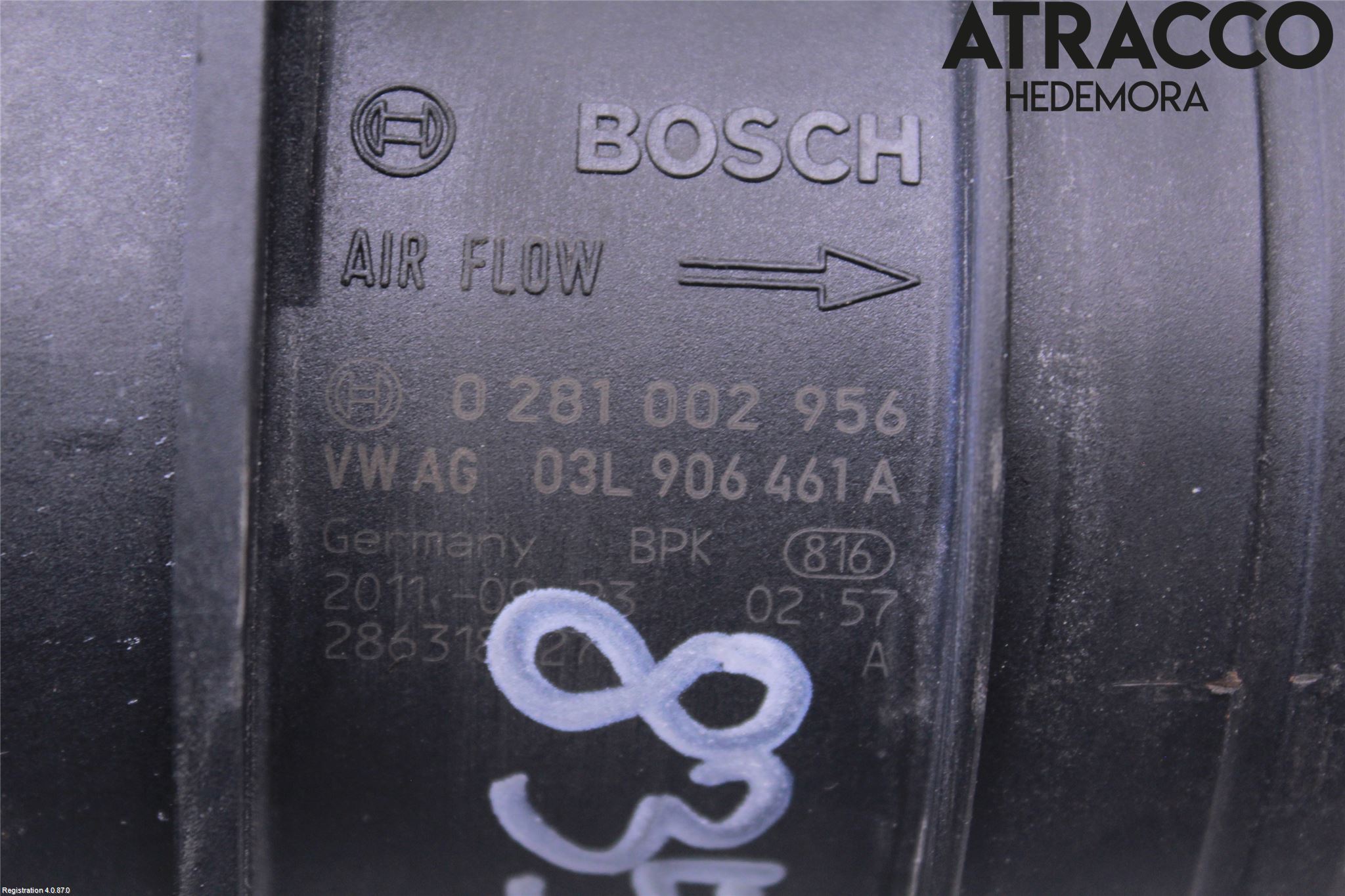 Volkswagen VW AMAROK 2H 10-22 Inns Luftmassemåler