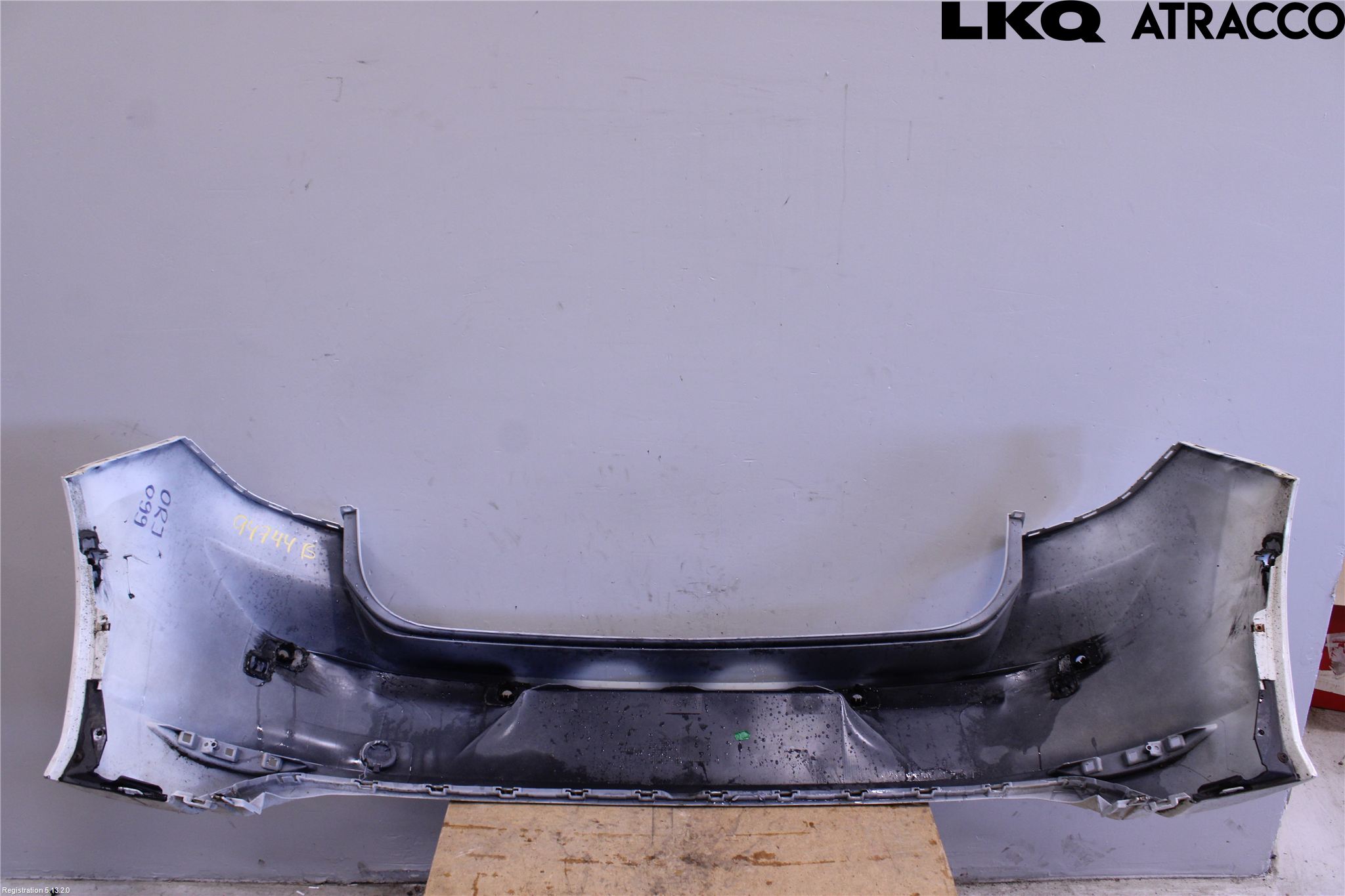 Volkswagen VW GOLF / E-GOLF VII 13-20 Støtfanger Bak Overtrekk