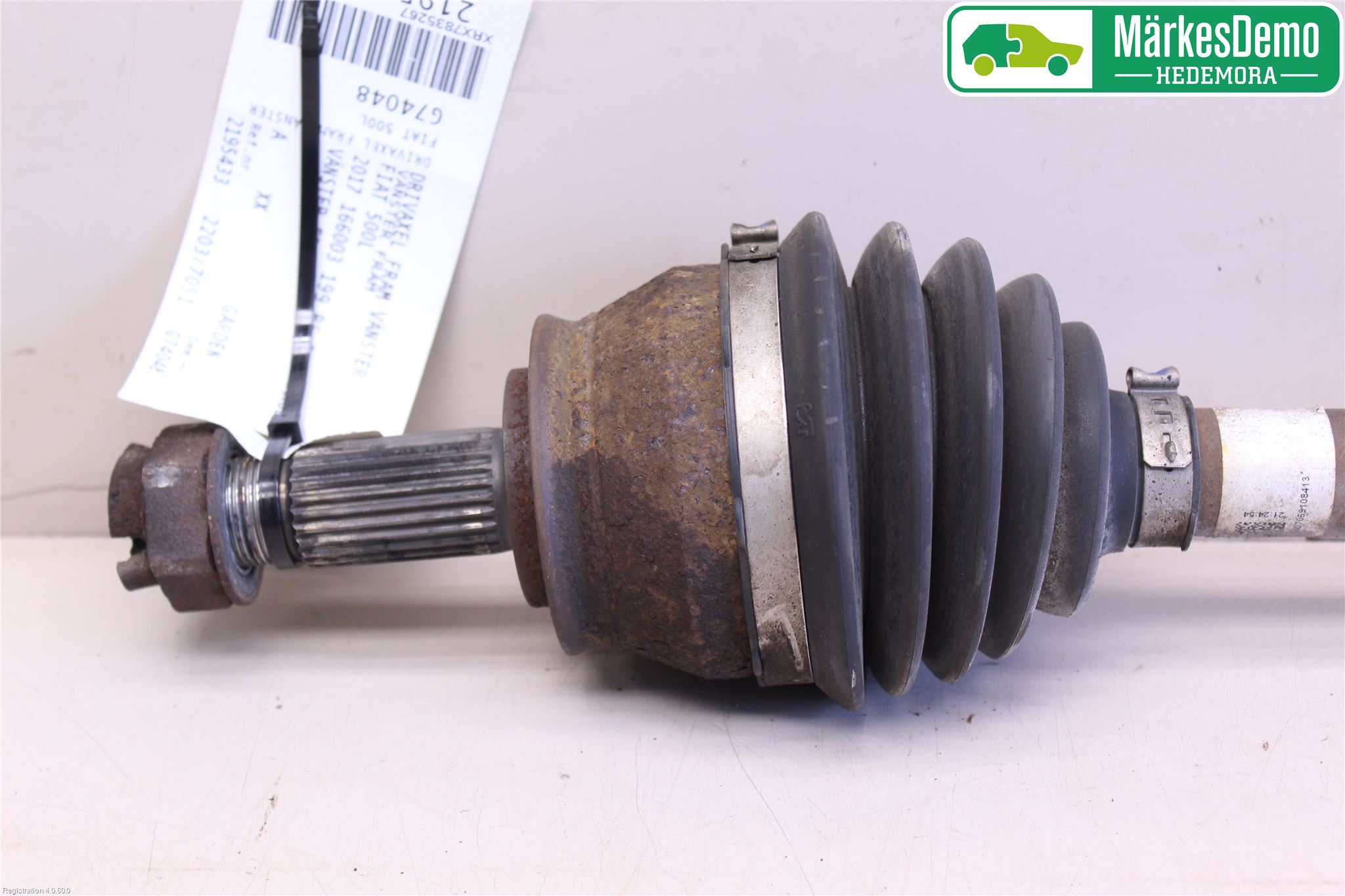 Fiat 500L 13-19 Drivaksel Foran Kompl Venstre