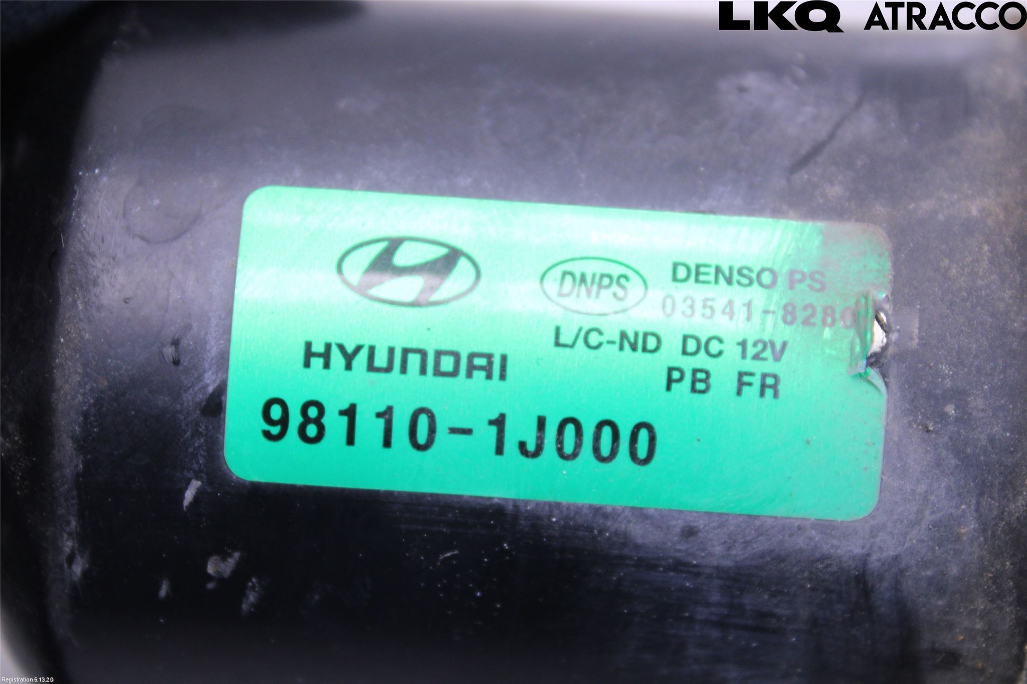Hyundai i20 PB 09-14 Viskermotor Frontrute