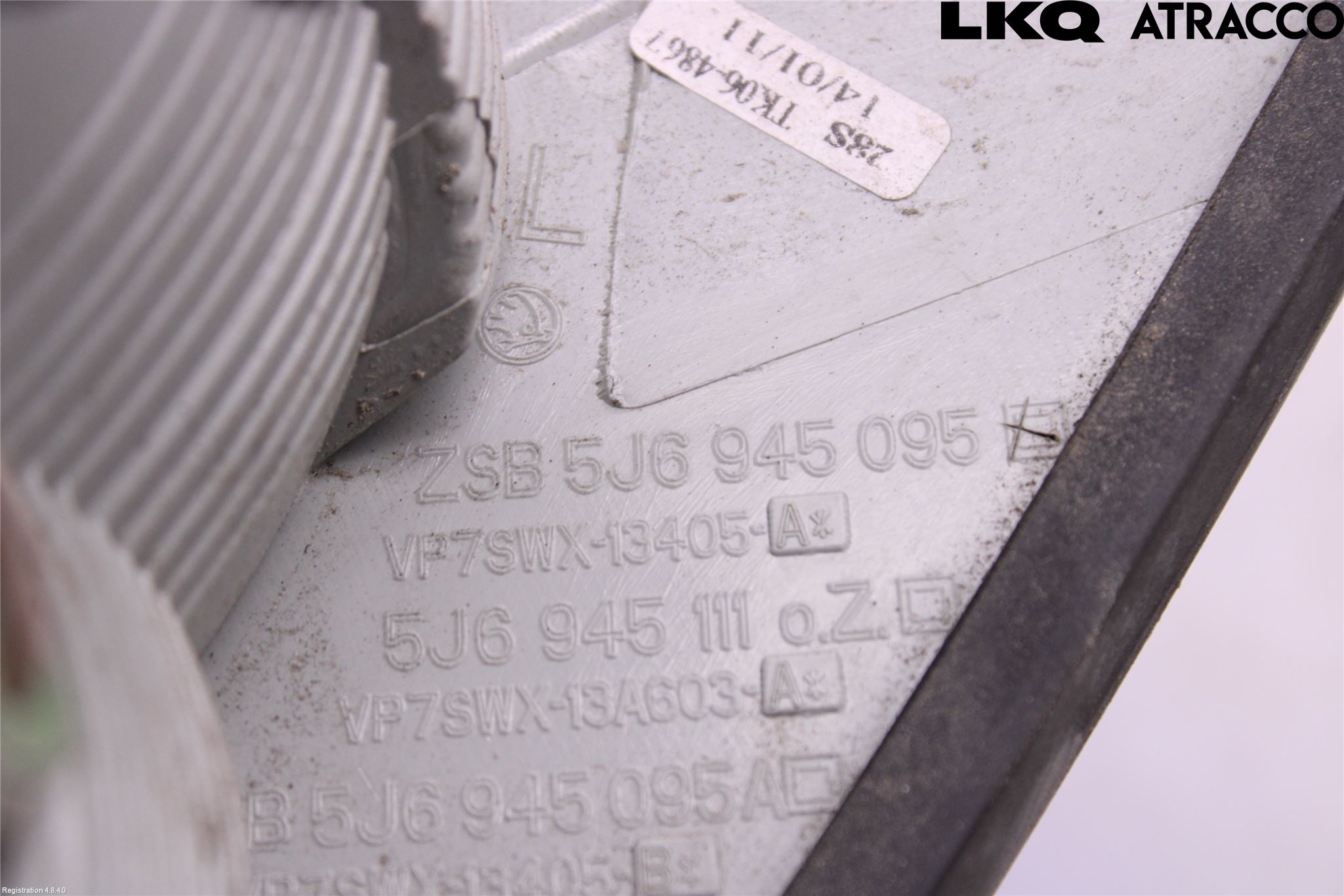 Skoda FABIA 07-14 Baklykt Venstre