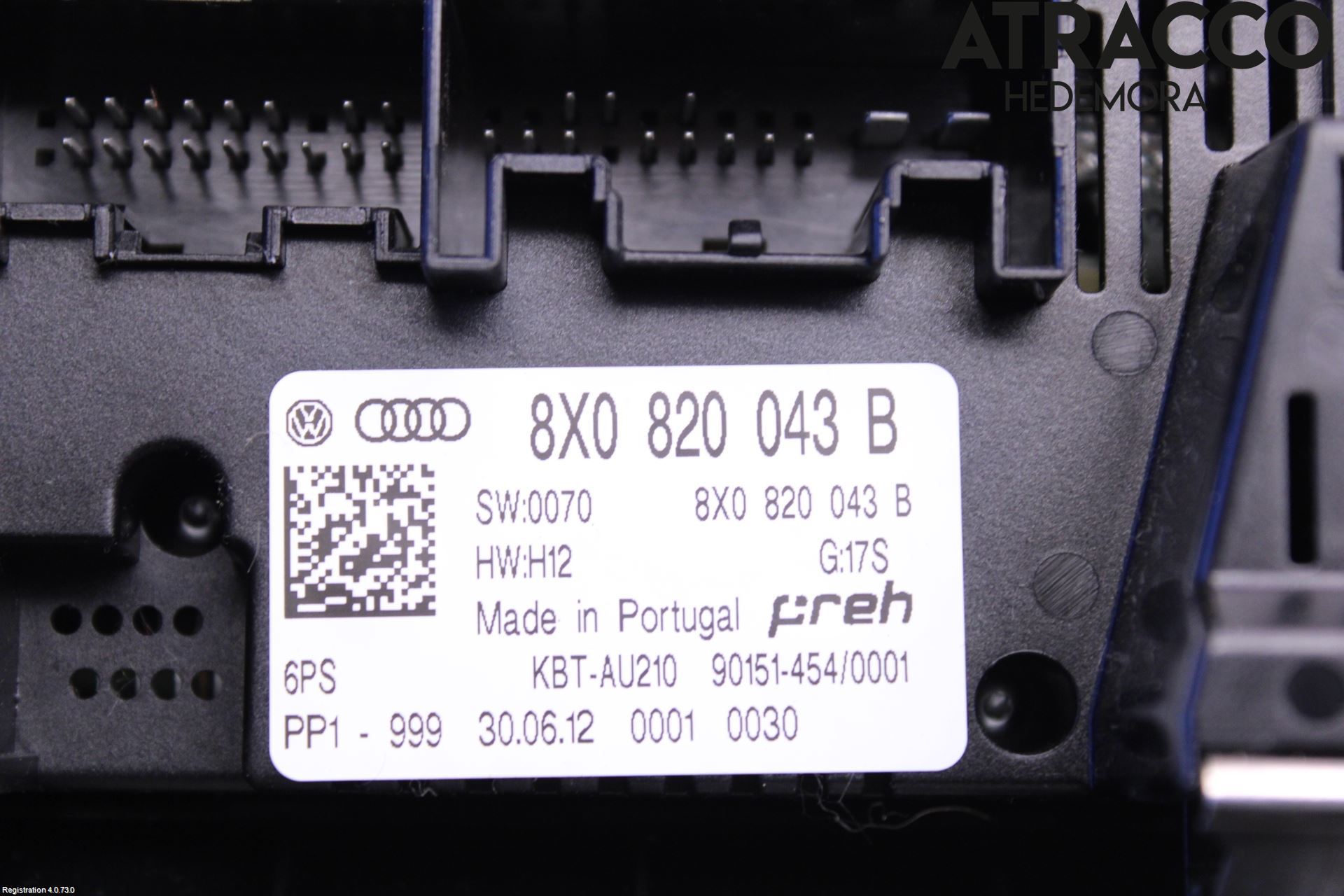 Audi A1/S1 11-18 Varme Ac Betjening-Display