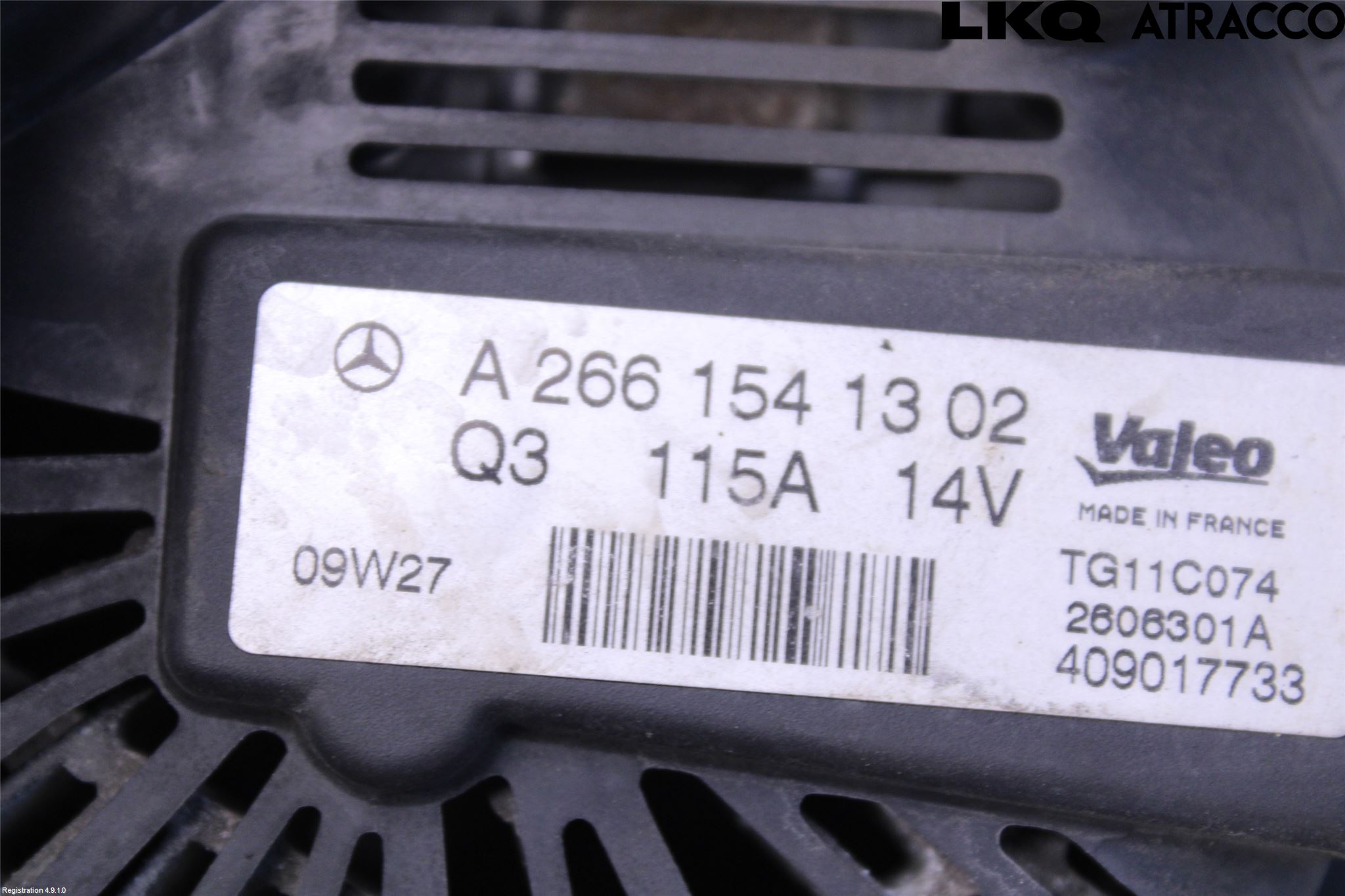 Mercedes-Benz MB B-KLASS (W245) 05-12 Dynamo
