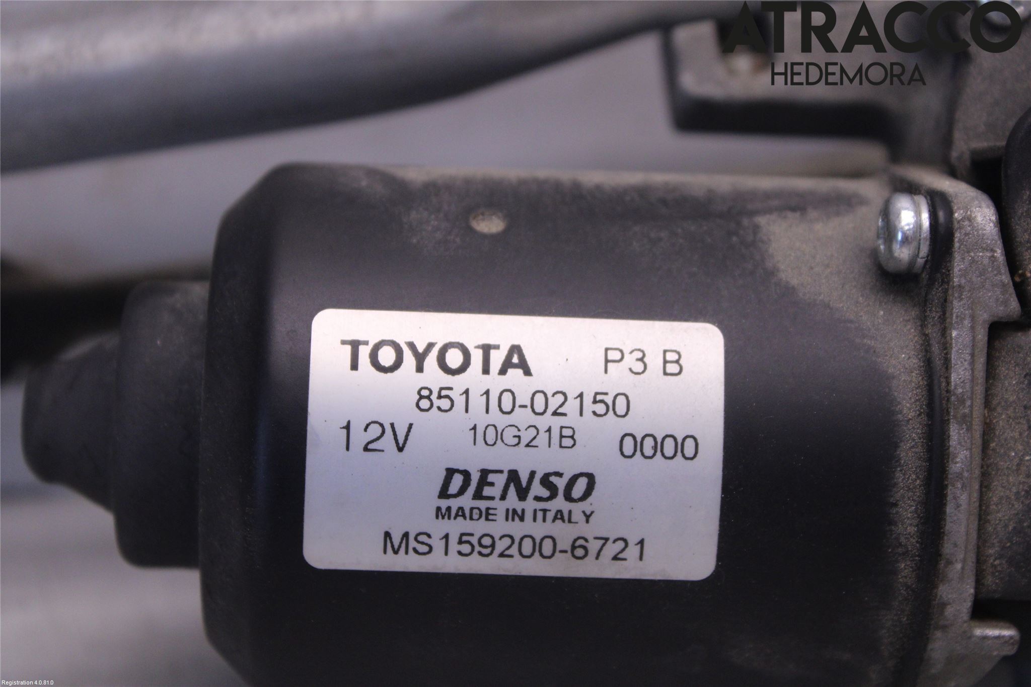 Toyota COROLLA 02-07 Viskermotor Frontrute