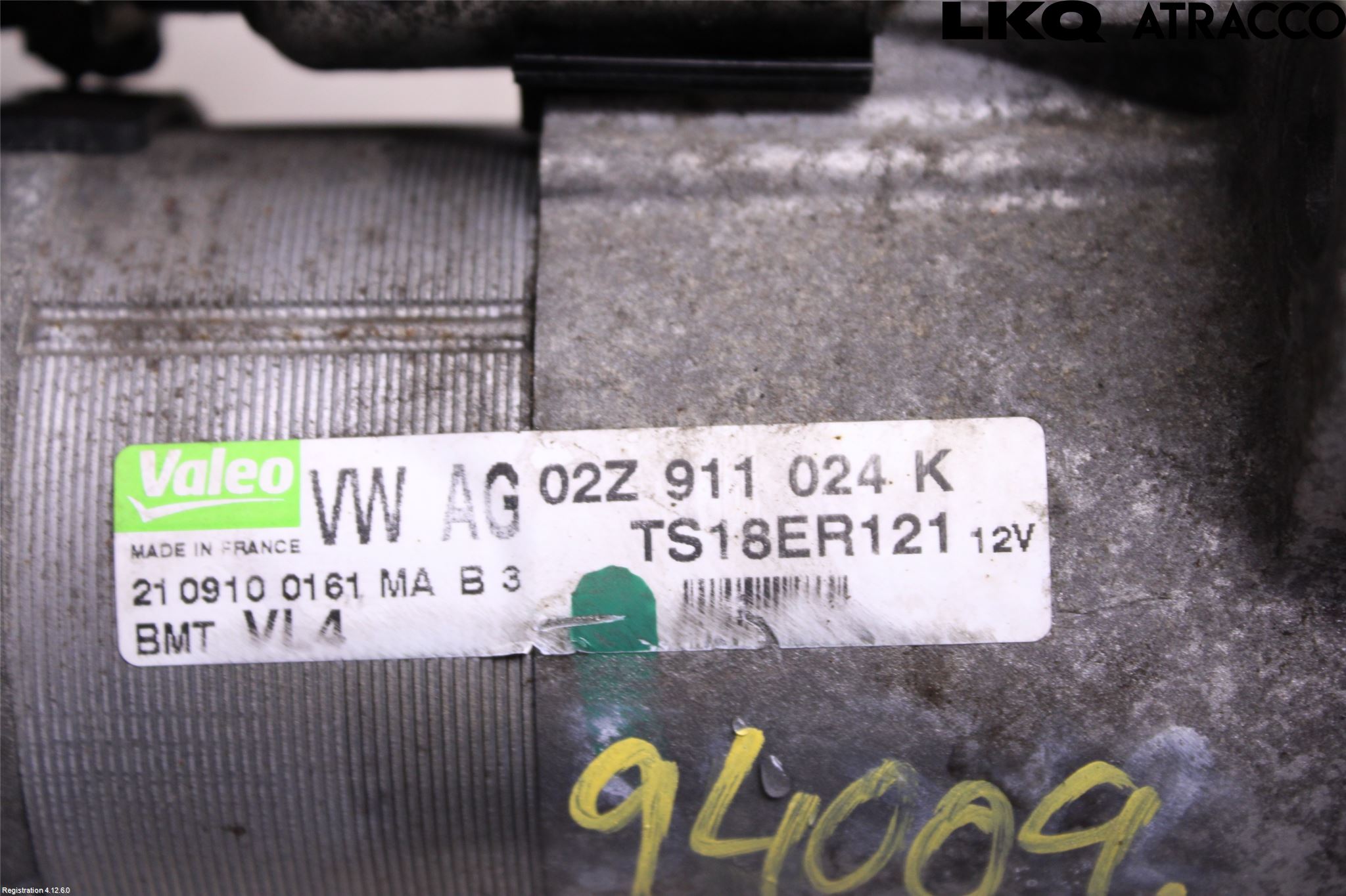 Volkswagen VW CADDY 11-15 Startmotor Diesel