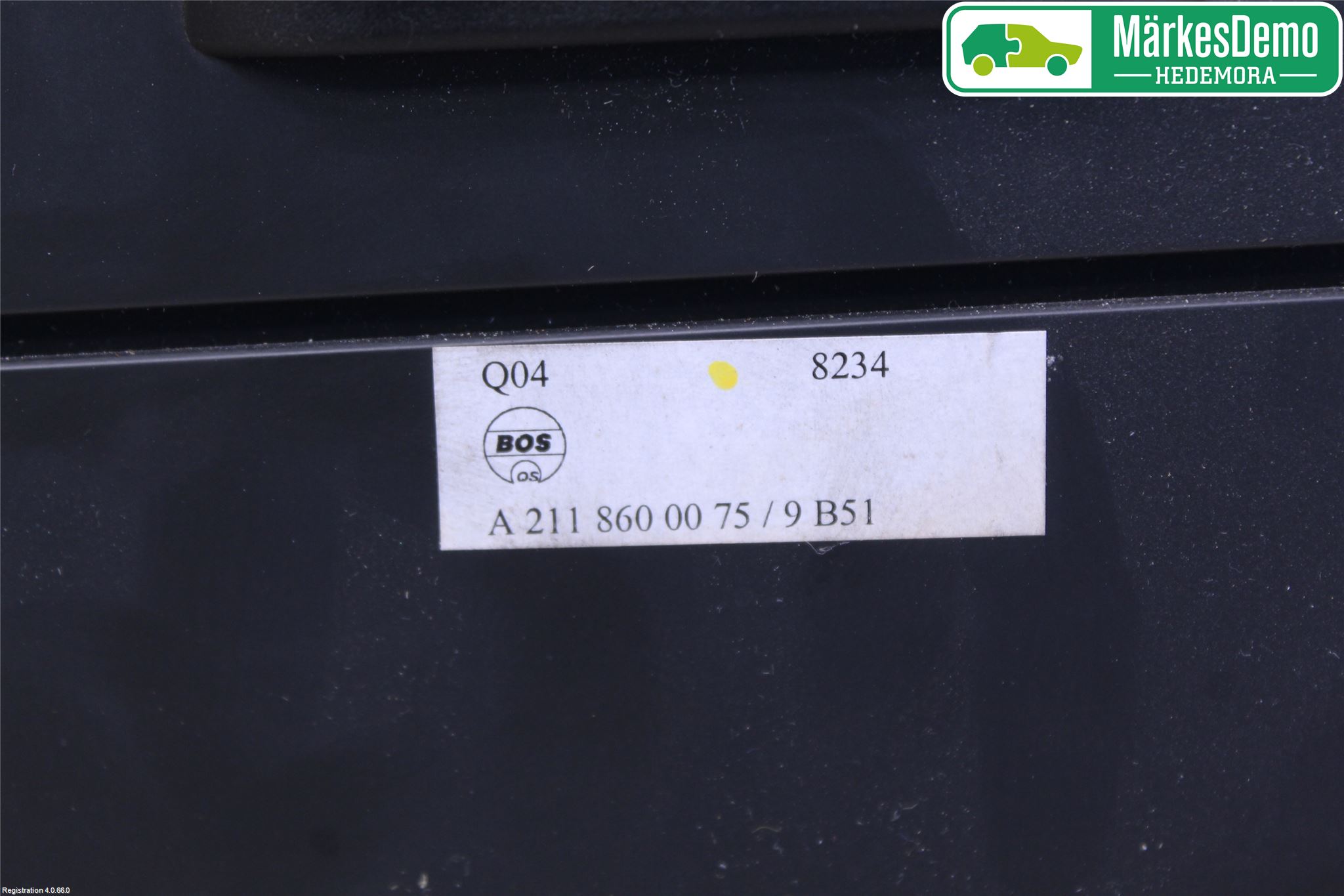 Mercedes-Benz MB E-KLASS (W211) 02-09 Innr Innsyn Beskytelse Stv
