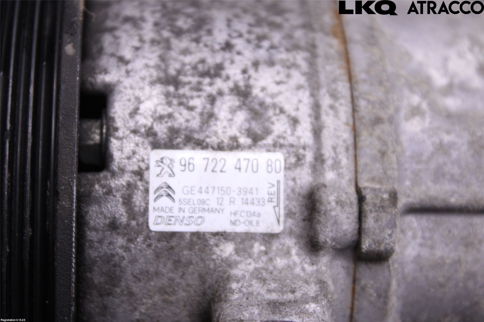 Peugeot 208 12-15 Varme Ac Kompressor