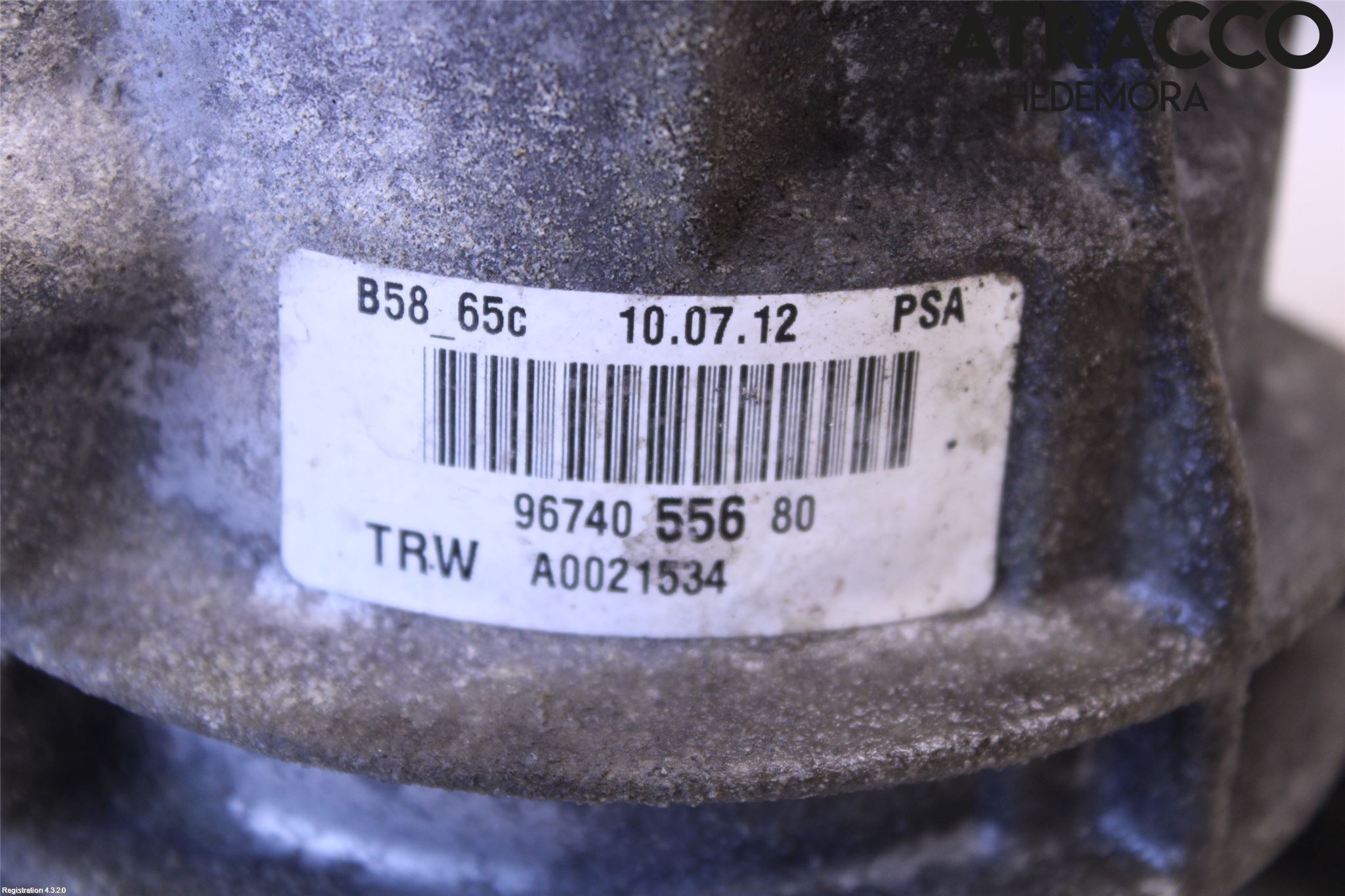 Citroen C4 GRAND PICASSO 07-13 Servostyring Eletrisk Pumpe