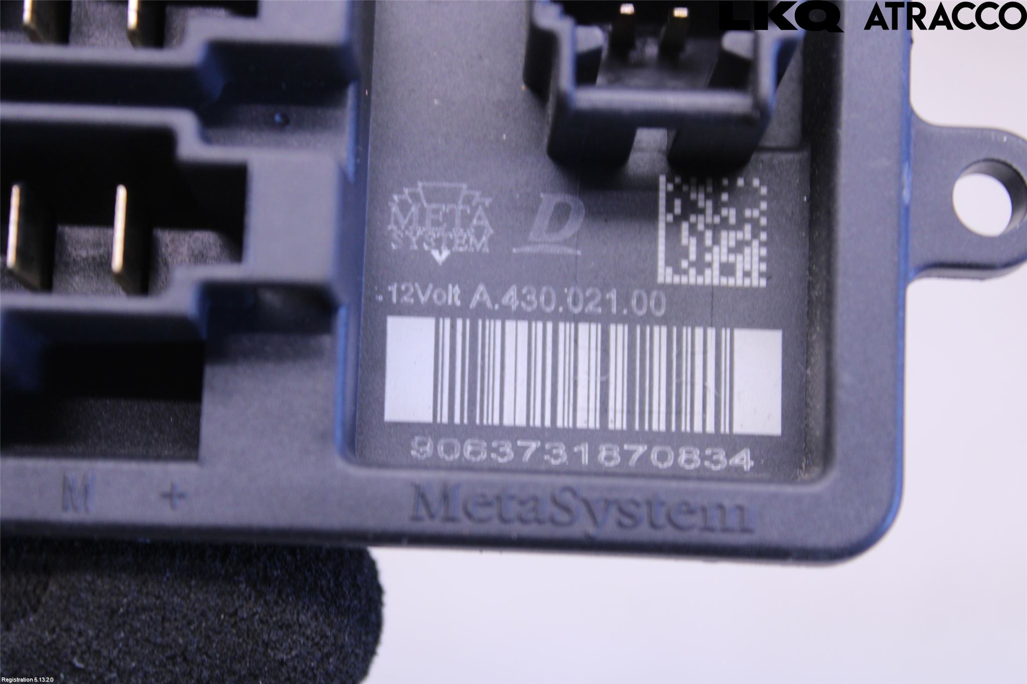 Renault ZOE/E-TECH 13- Varmeapparat Viftemotstand