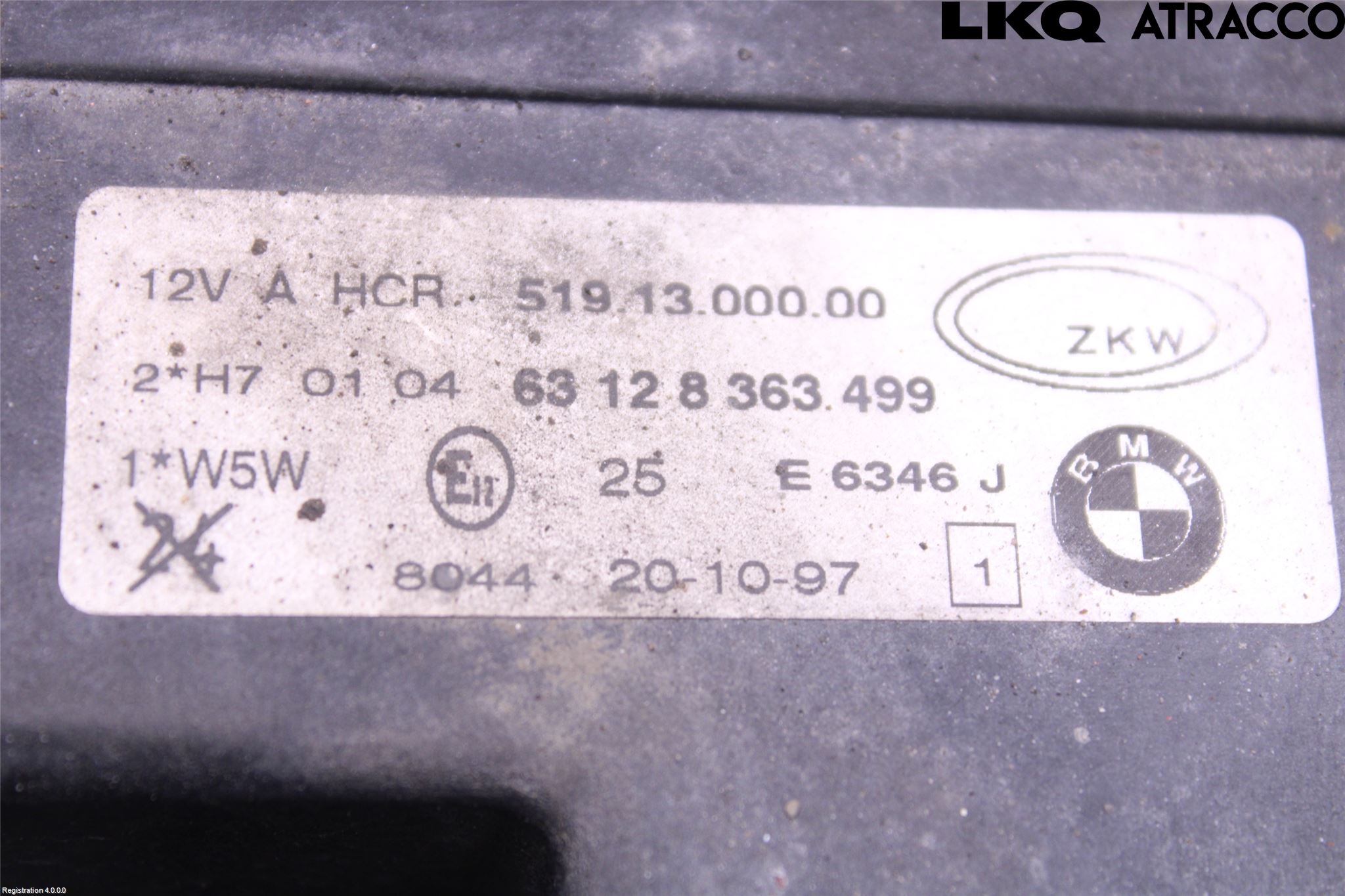 BMW 3 E36      91-00 Frontlykt Venstre