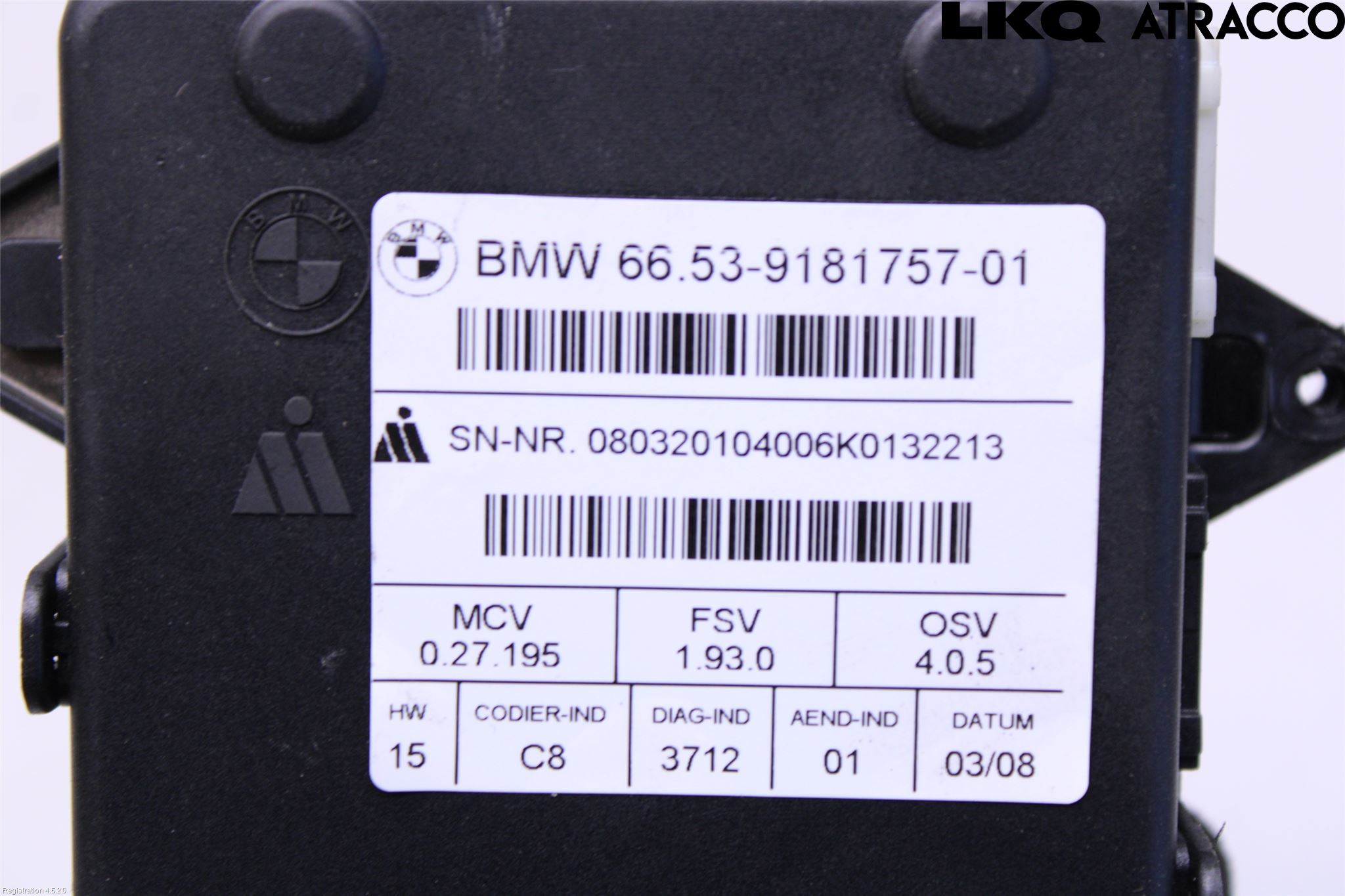 BMW X6 E71/E72   08-14 Parkeringshjelp Kamera