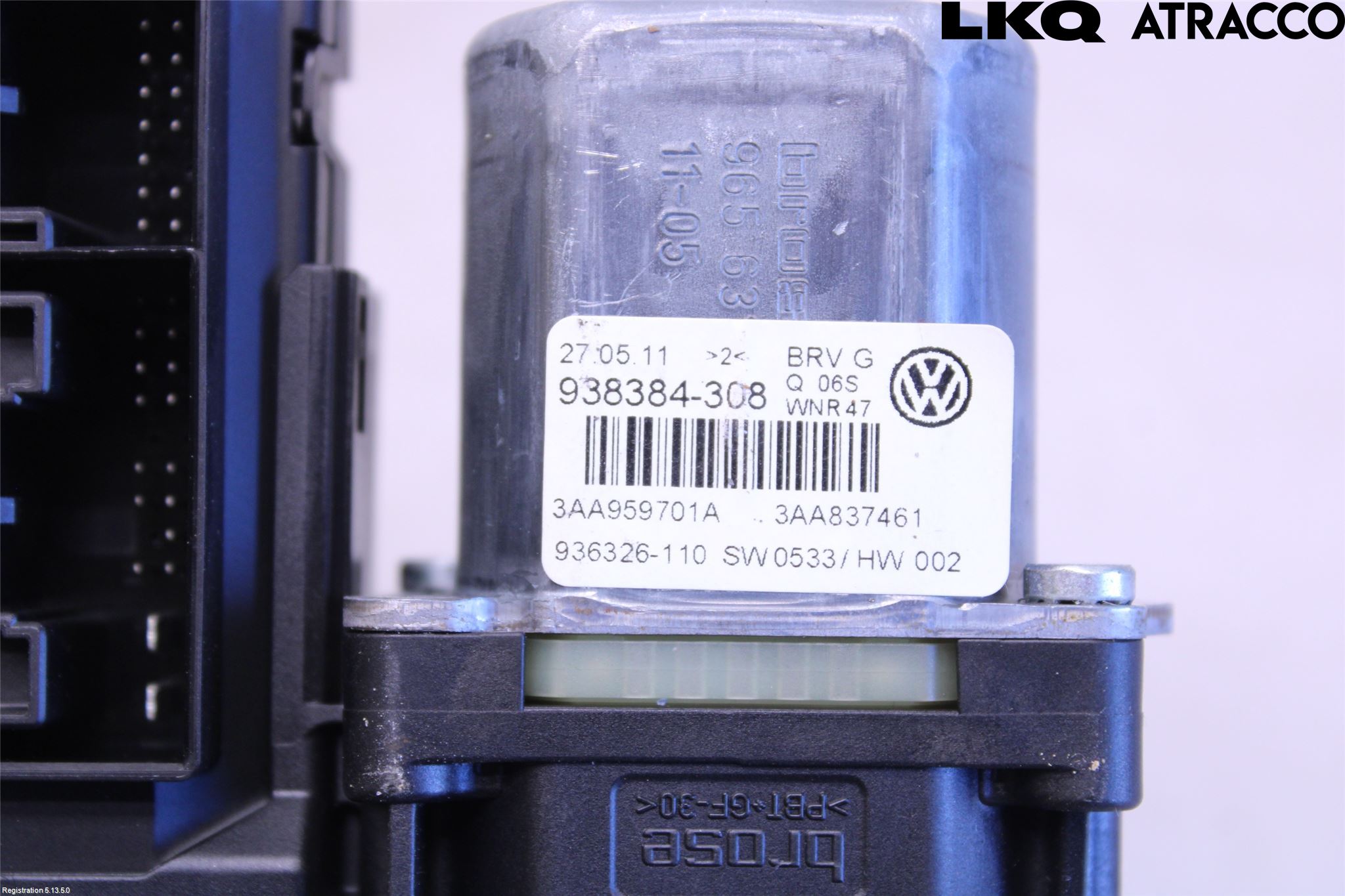 Volkswagen VW PASSAT 11-14 Vindusheismotor