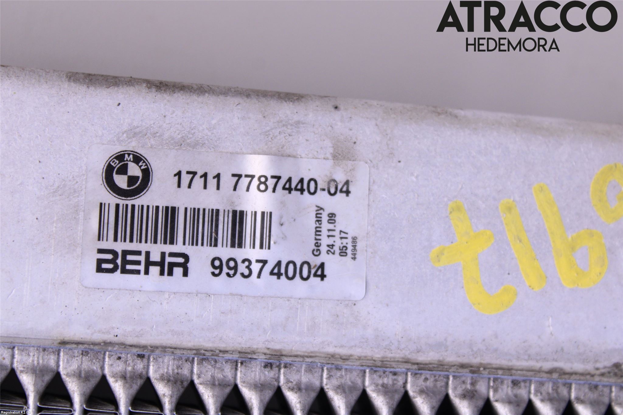 BMW 5 E60/61 Sed/Tou 02-10 Radiator Manuell