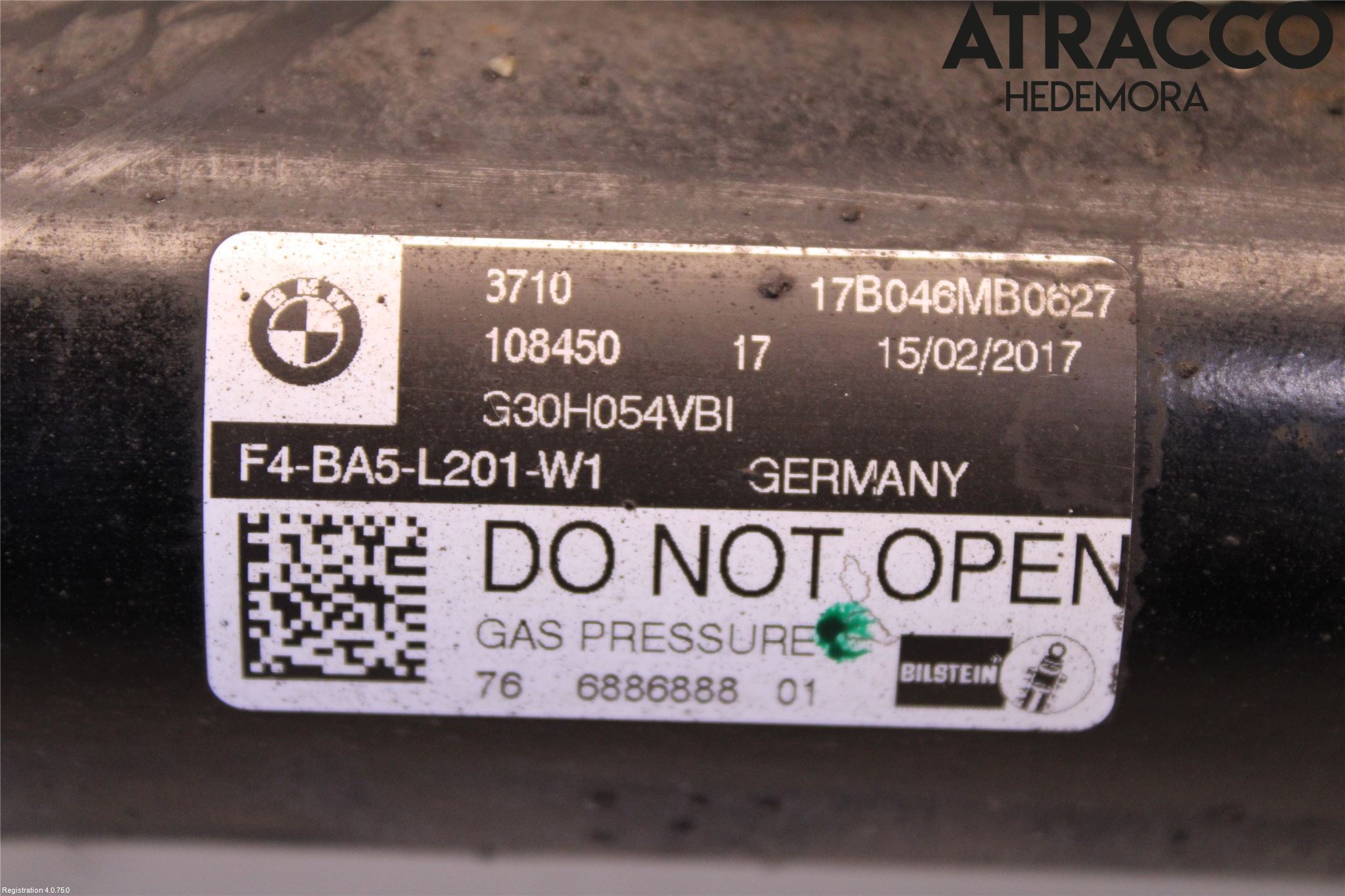 BMW 5 G30/G31/F90 17-23 Fjærbein Bak Høyre