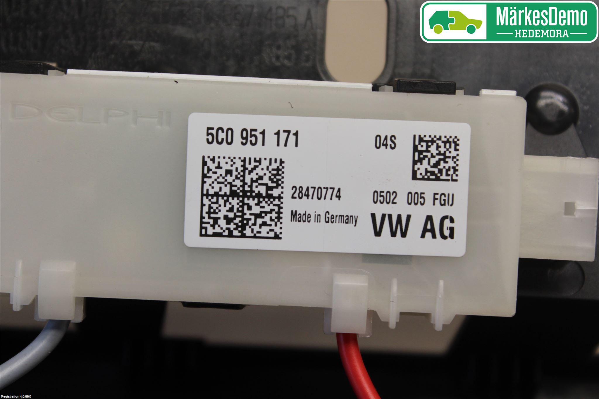 Volkswagen VW AMAROK 2H 10-22 Sensor Glaskross
