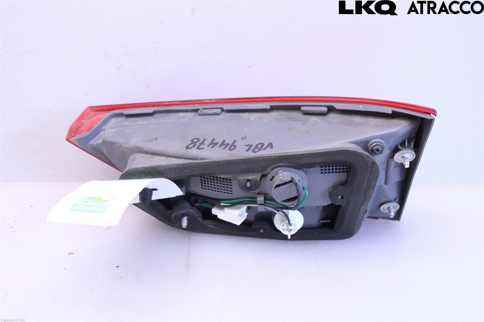 Hyundai ix20 Baklykt Venstre  På Luke(Indre