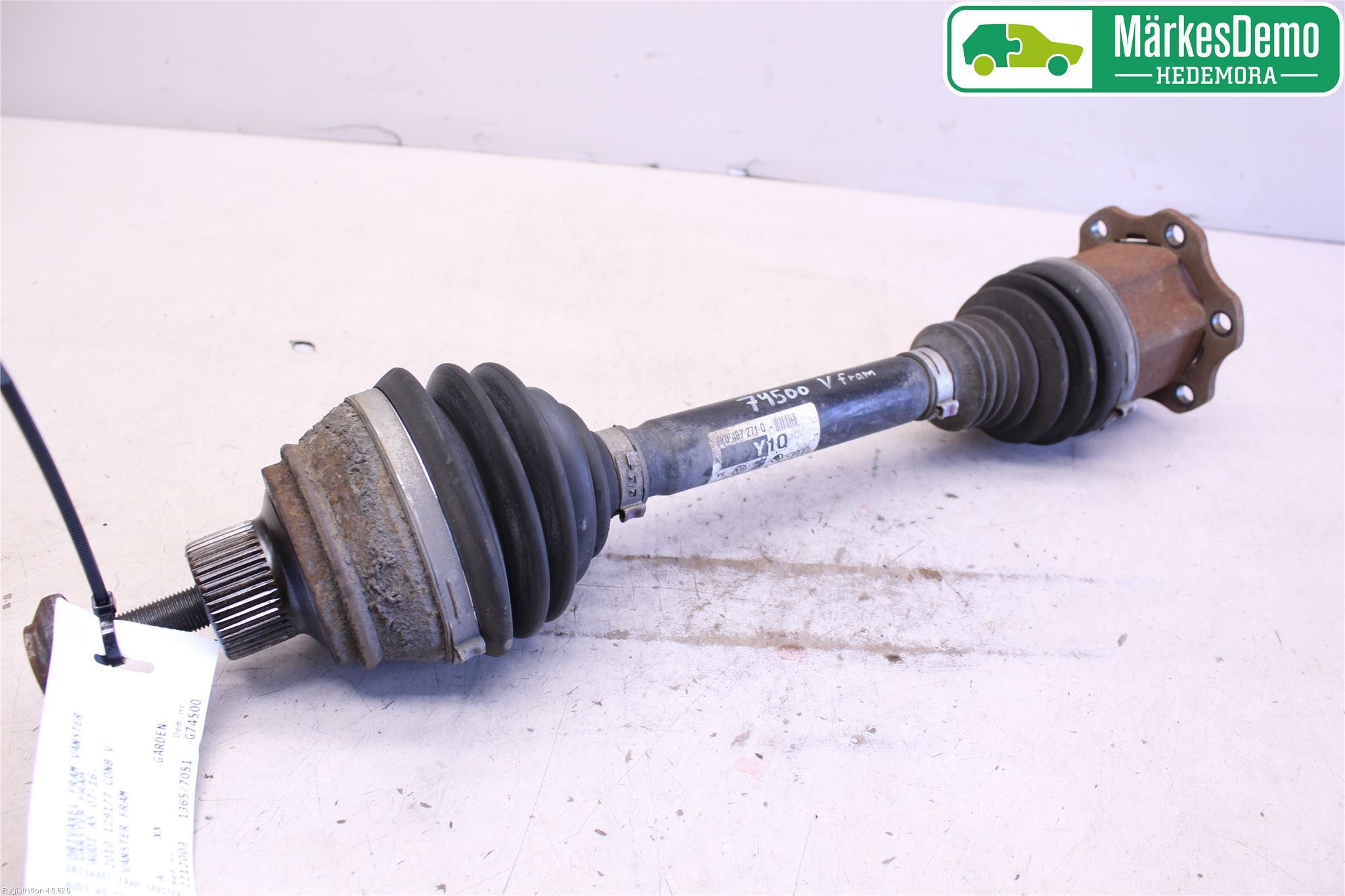 Audi A5 07-16 Drivaksel Foran Kompl Venstre