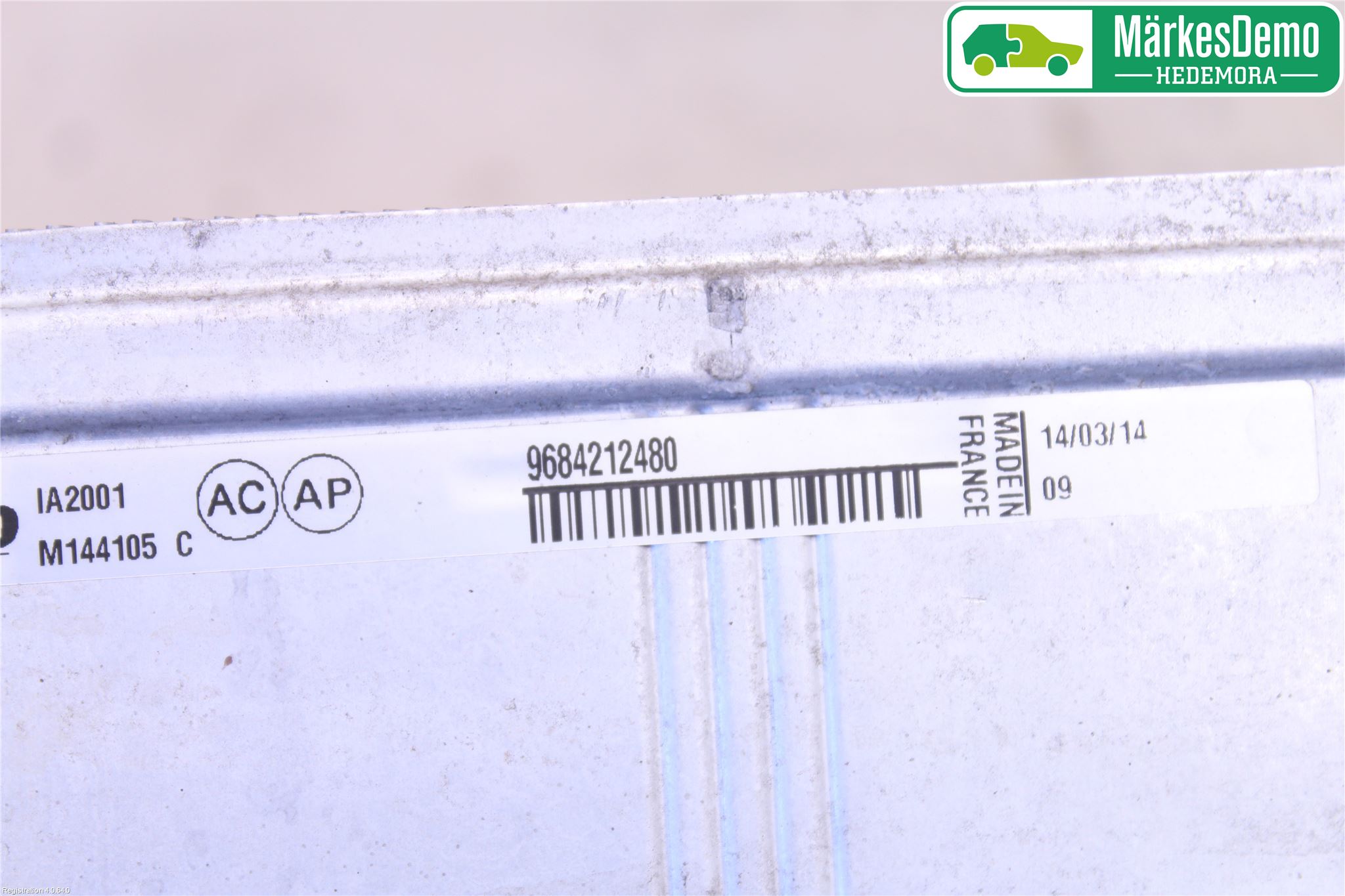 Peugeot 3008 09-16 Intercooler Radiator