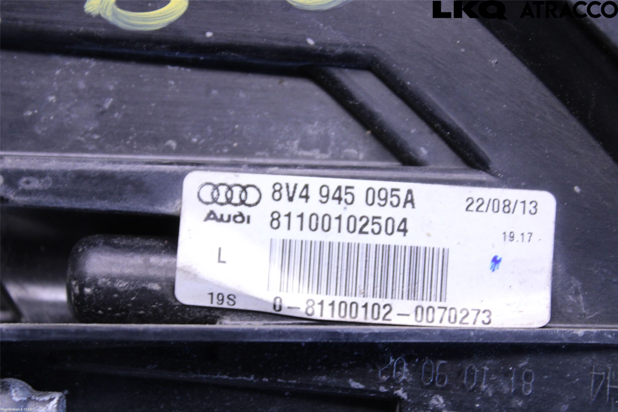 Audi A3/S3 8V 13-20 Baklykt Venstre