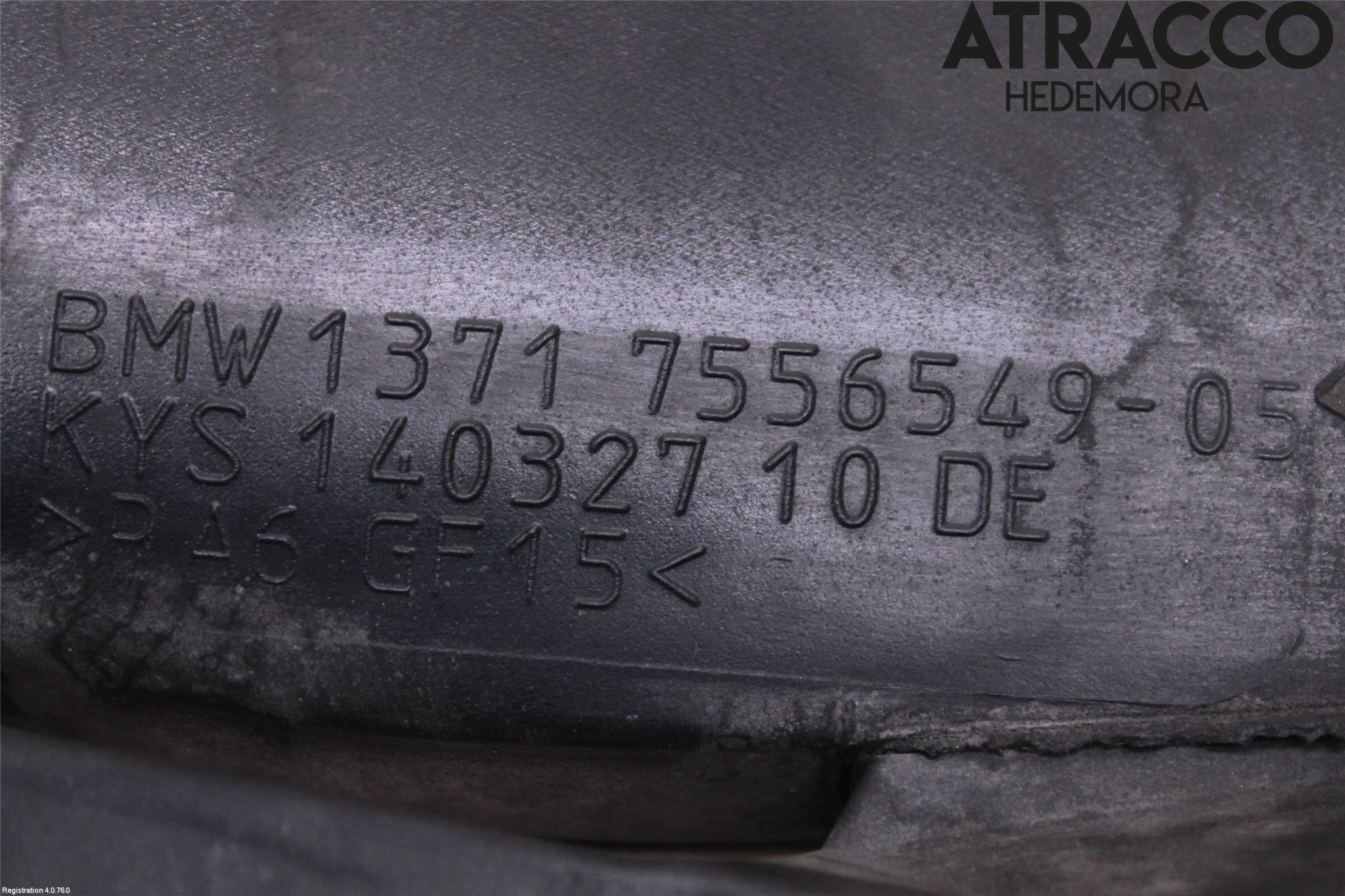 BMW 3 E90/91 SED/TOU 05-12 Intercooler Rør-Slange