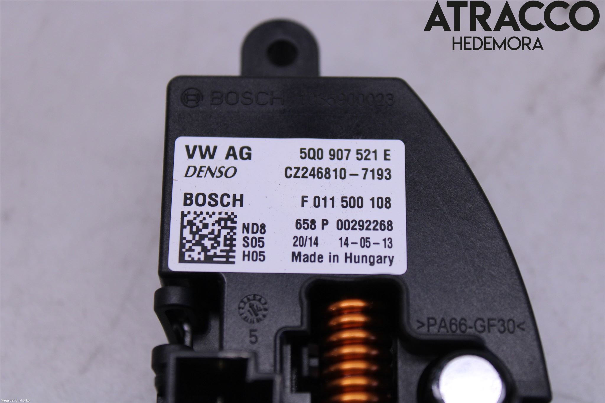 Volkswagen VW GOLF / E-GOLF VII 13-20 Varme Ac Varmeapparatvifte