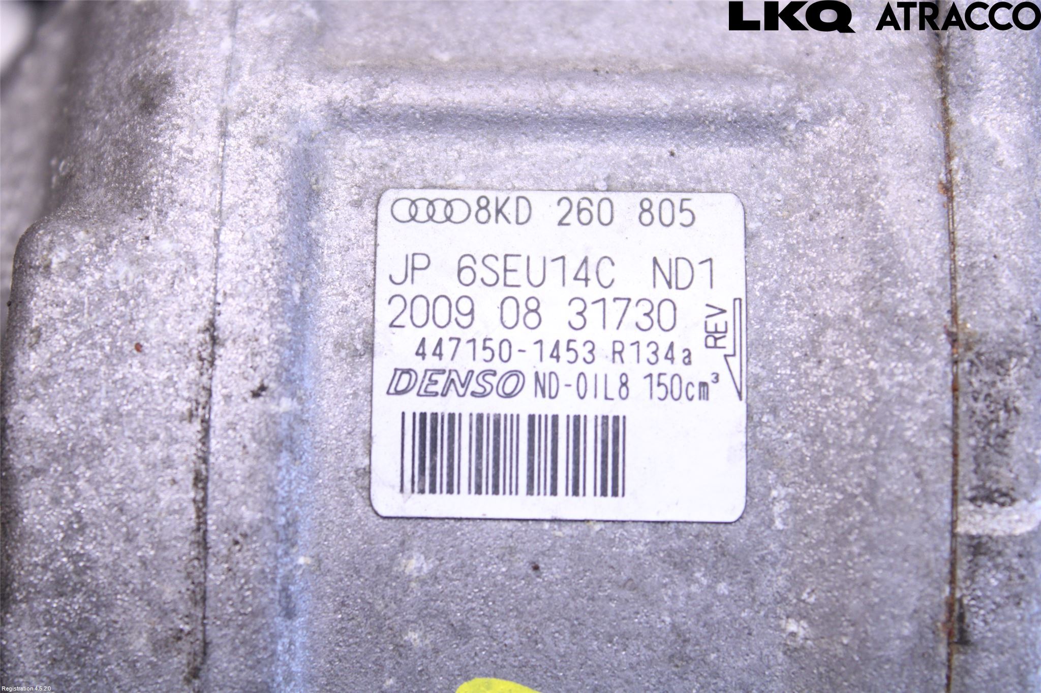 Audi A4/S4 08-11 Varme Ac Kompressor